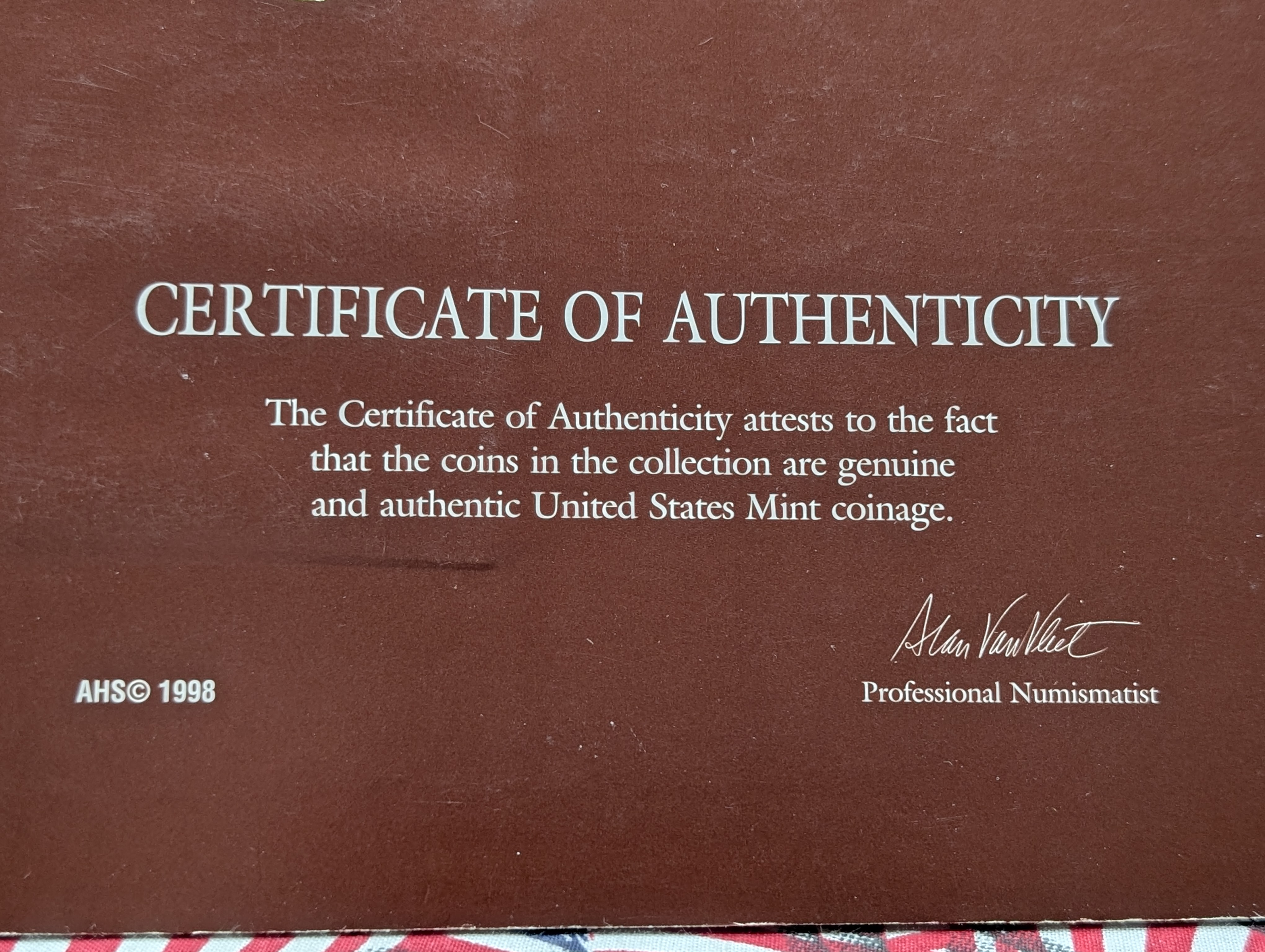 1980-S Susan B. Anthony Dollar - 1979-1981 Obverse & Reverse with COA