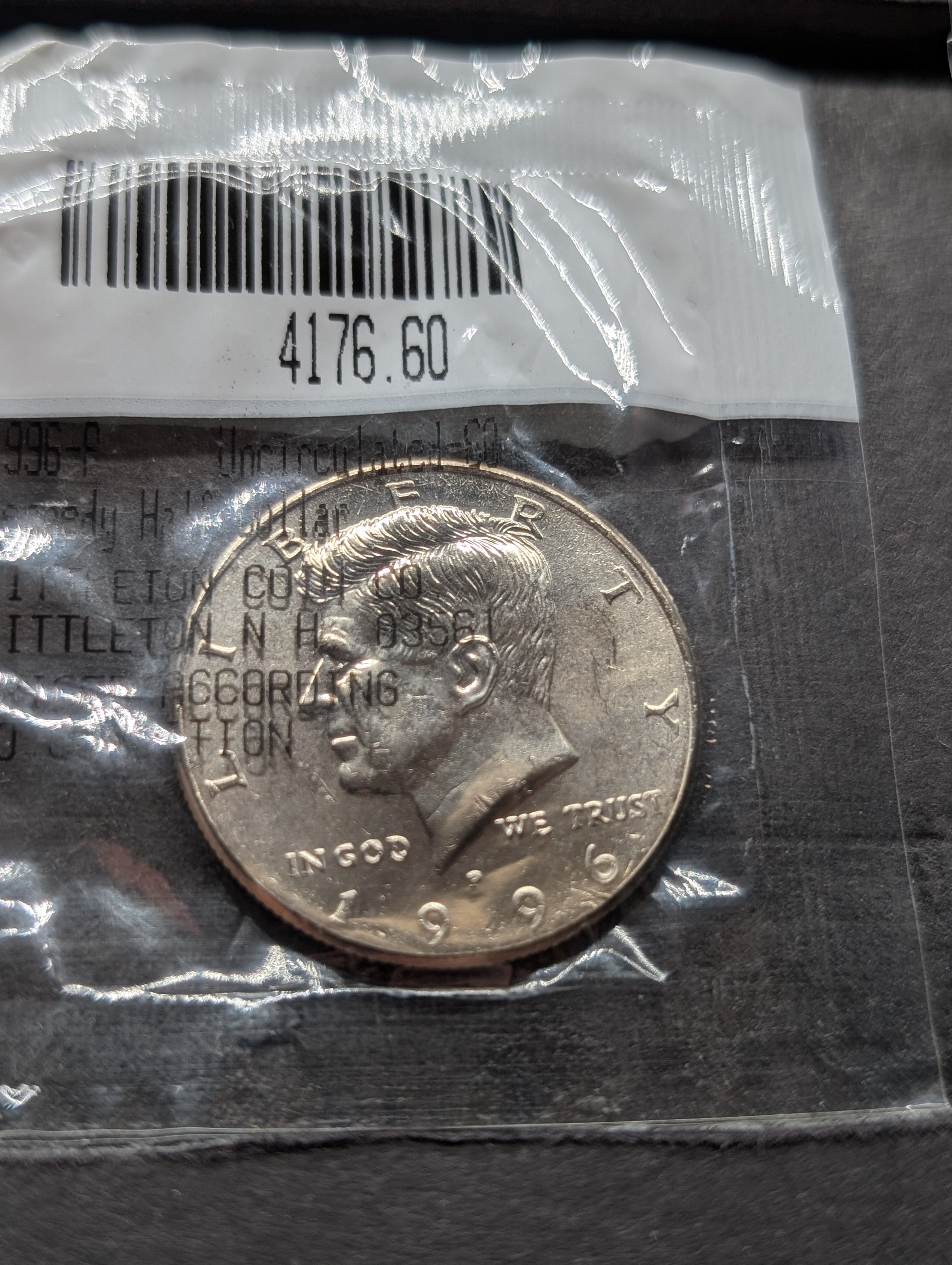 (4) Kennedy Half Dollars & Lincoln Presidential Dollar Proof Set W/ Medal, - Includes 1974-S, 1992-P, 1995-P, 1996-P Kennedy Half Dollars