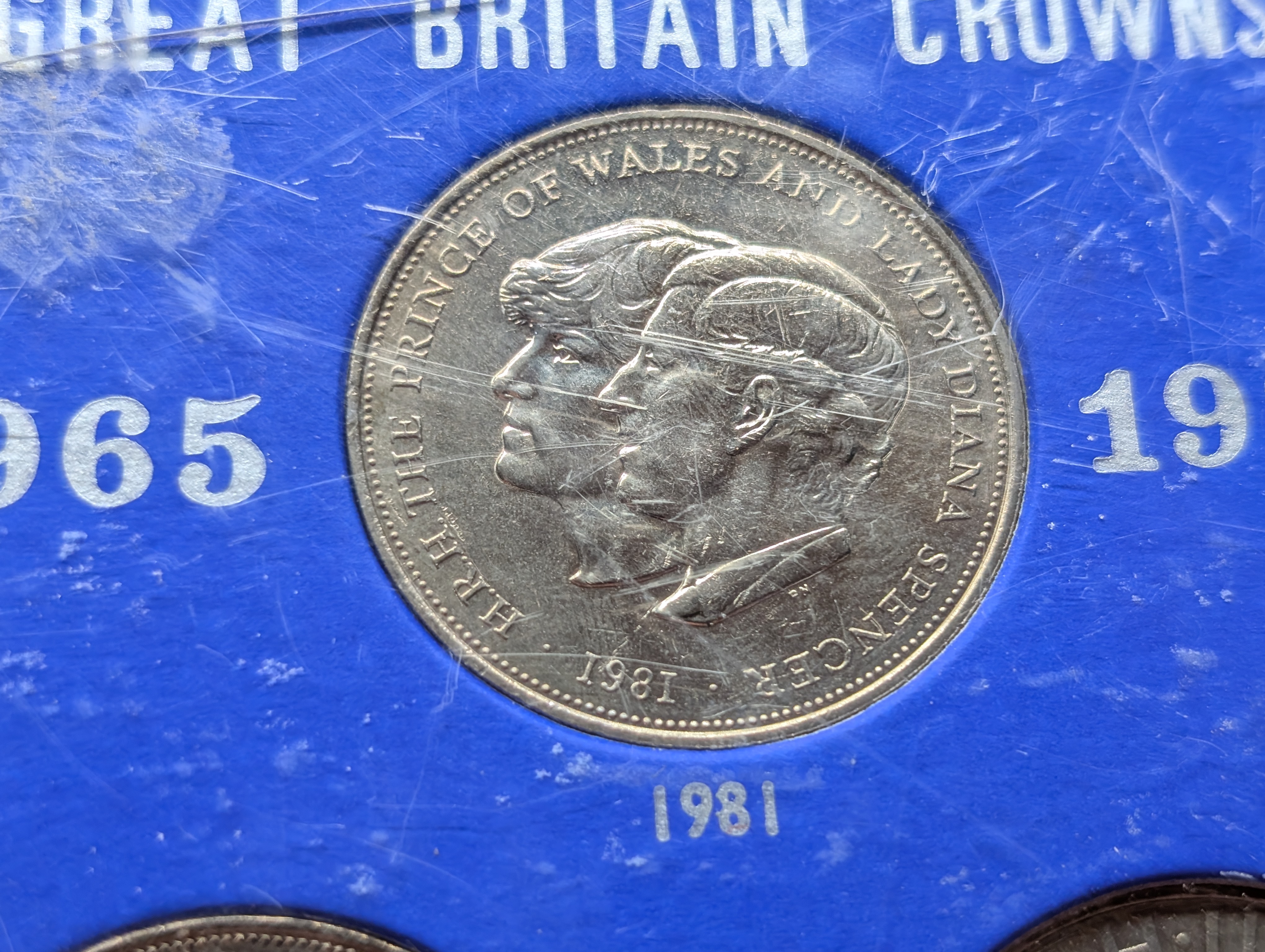 1965-1981 Great Britain Crowns 5 Coin Set