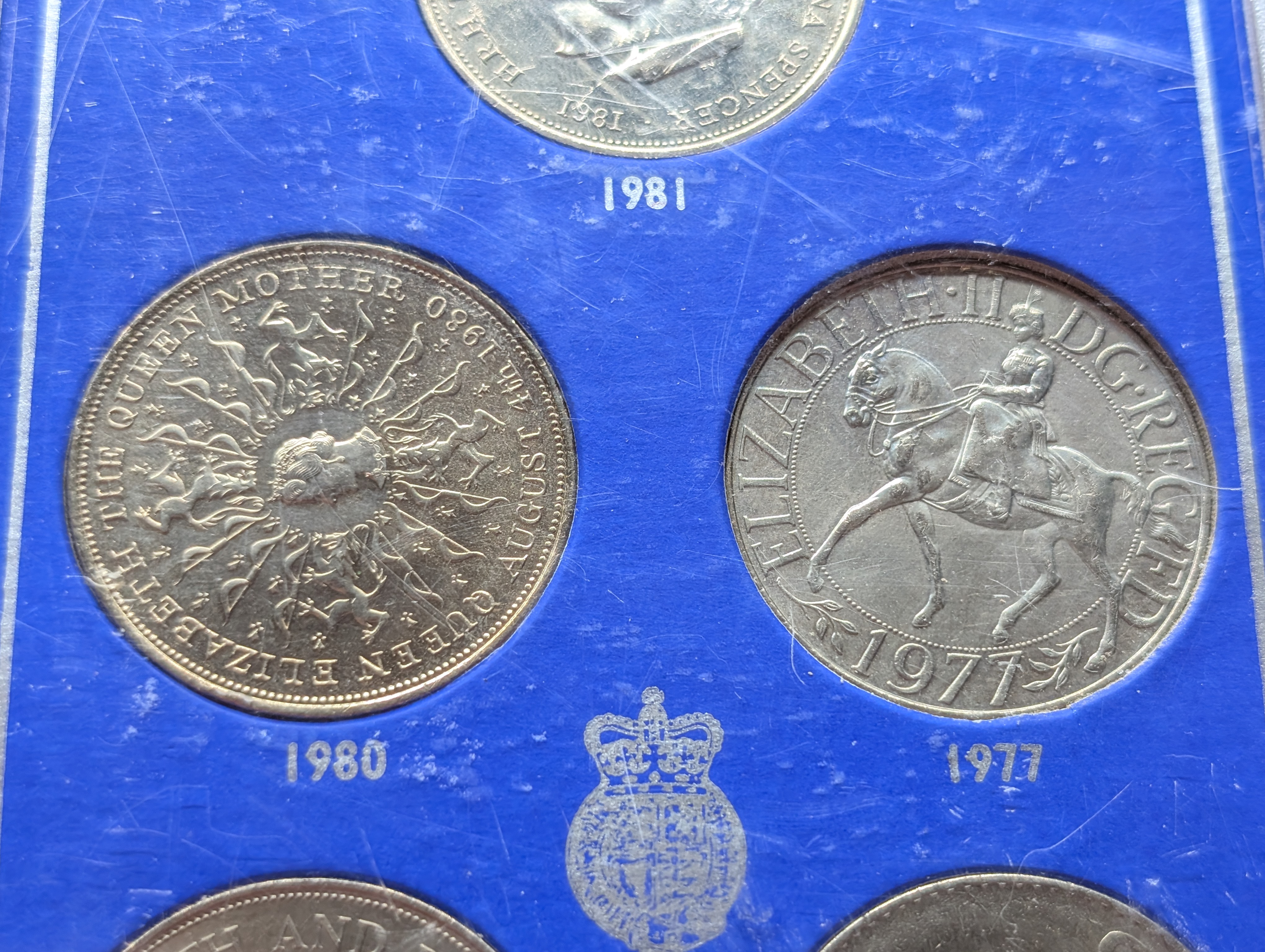 1965-1981 Great Britain Crowns 5 Coin Set
