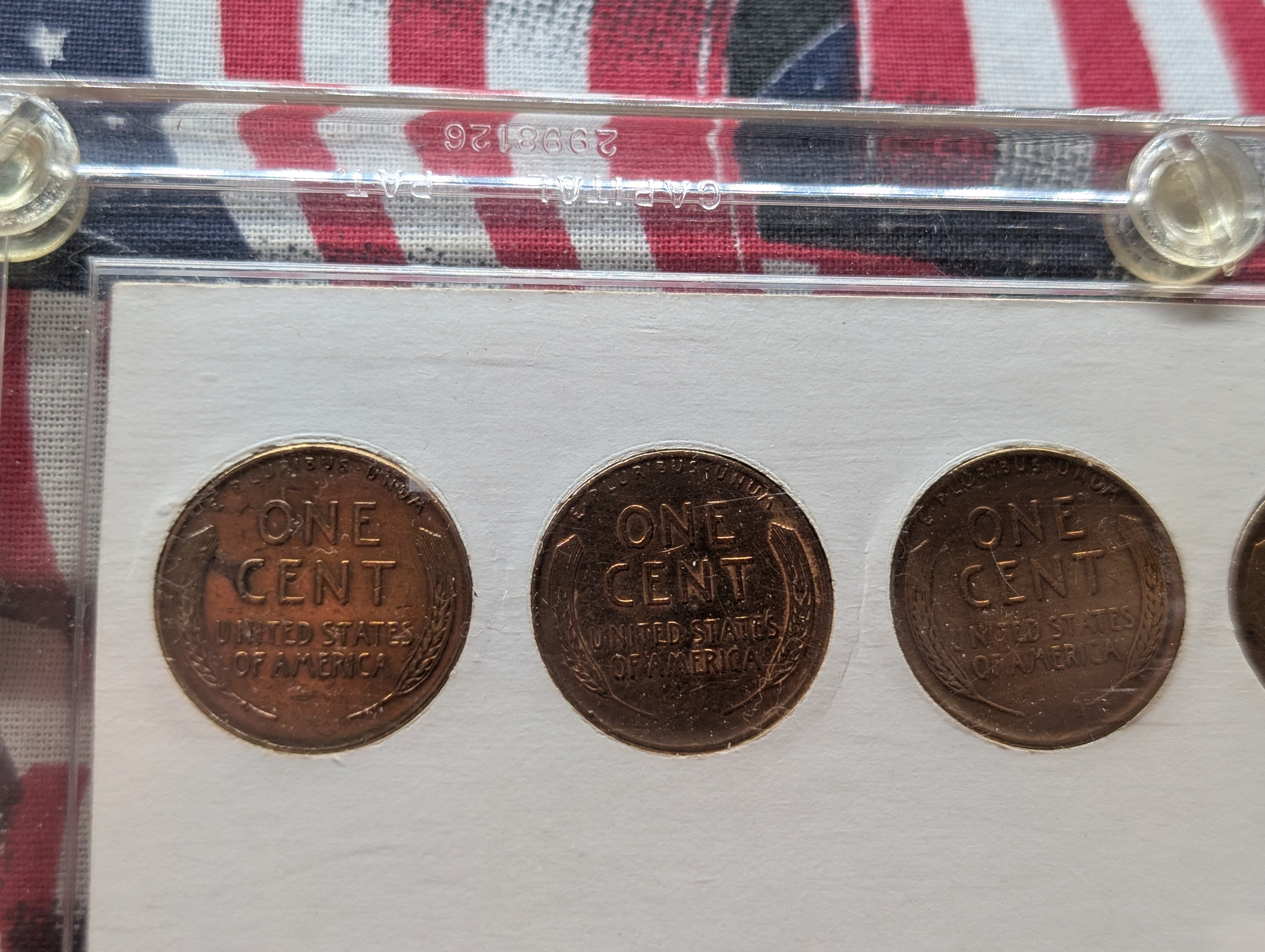 United States Wartime Lincoln Wheat Cents Set - Includes 3 Steel, 6 Copper, 1943-P,D &S, 1944-P,D &S, 1945-P,D &S Shell Brass