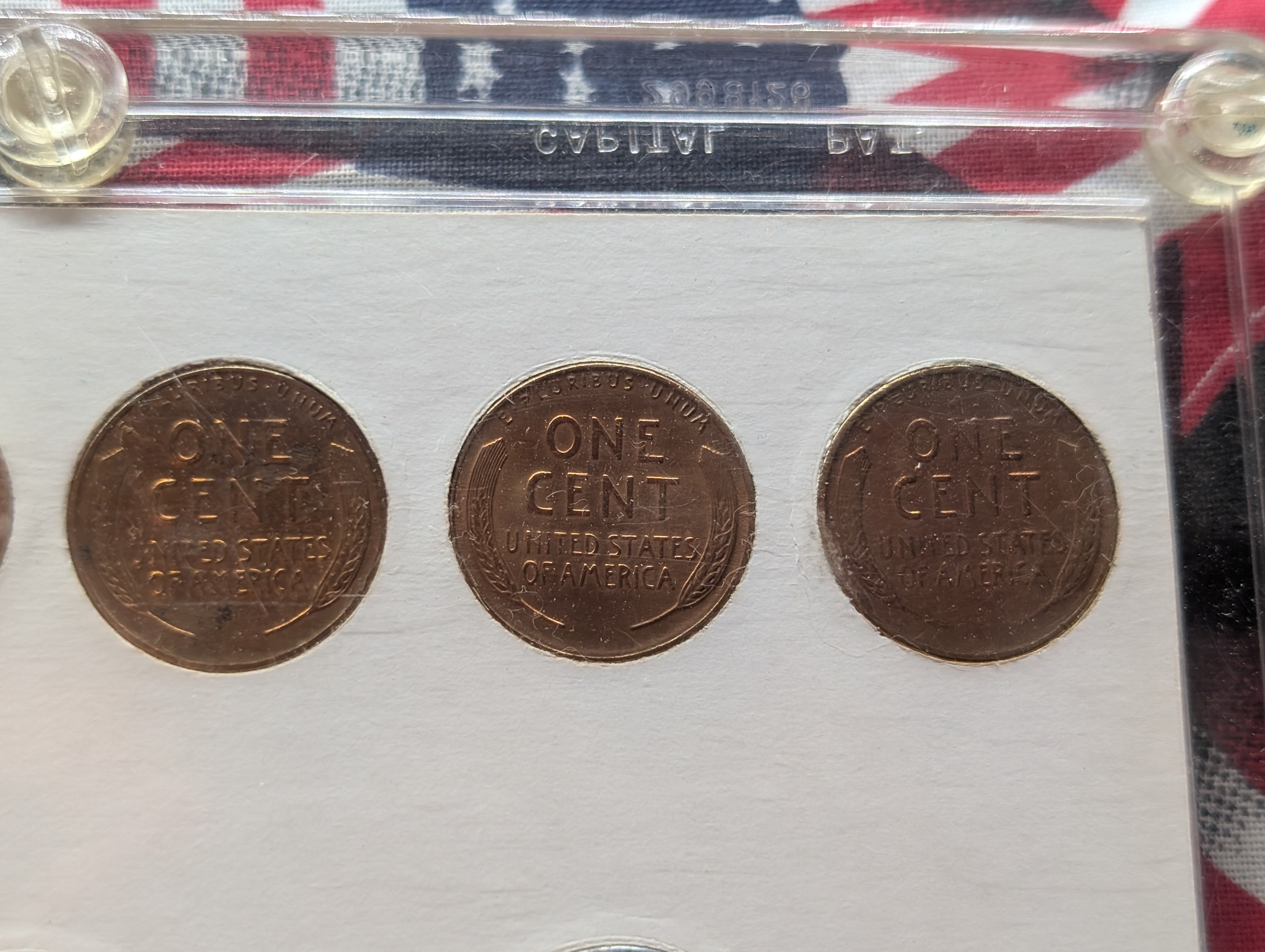 United States Wartime Lincoln Wheat Cents Set - Includes 3 Steel, 6 Copper, 1943-P,D &S, 1944-P,D &S, 1945-P,D &S Shell Brass