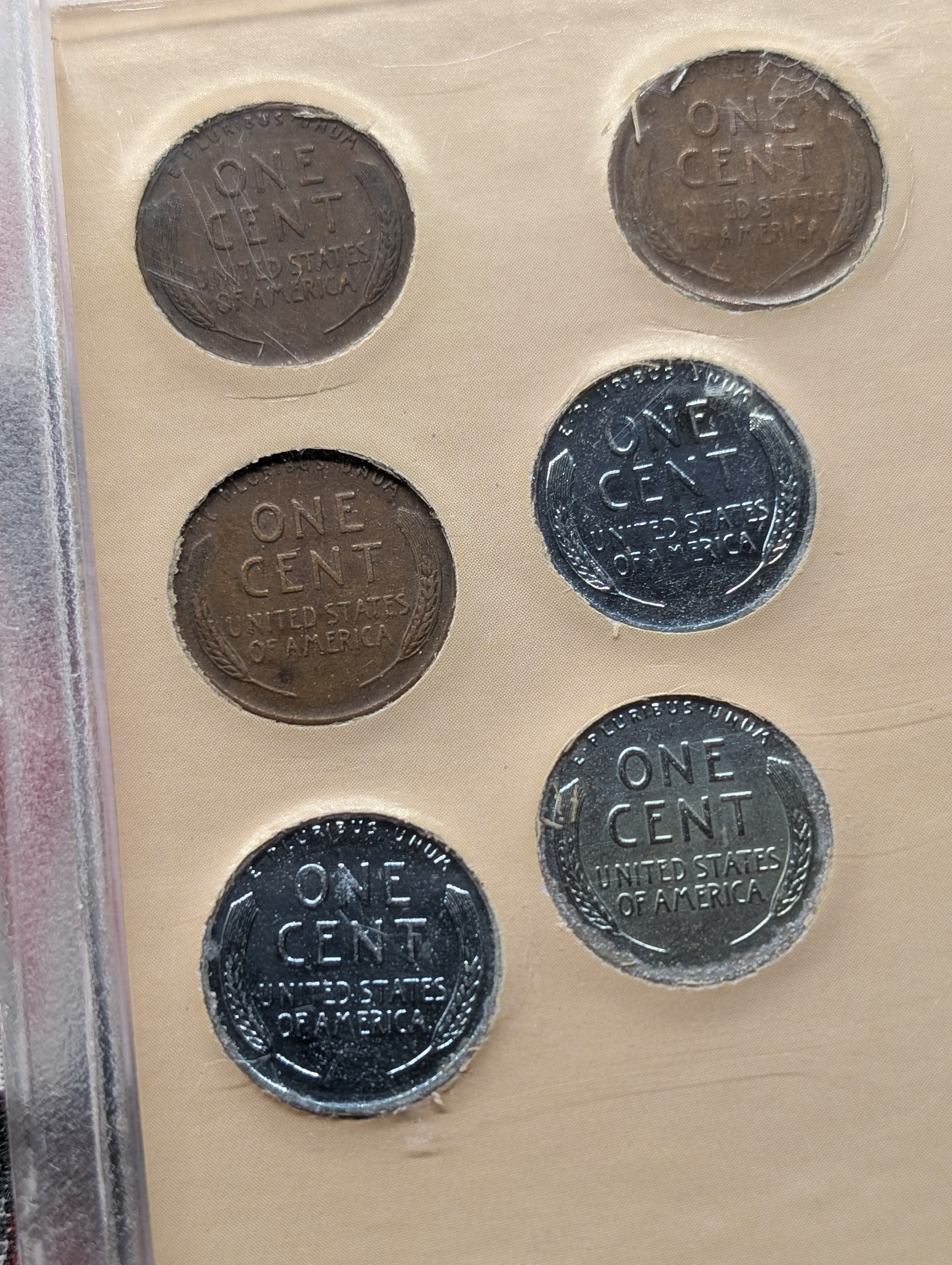 World War II Lincoln Penny Collection Set & Patriotic Pennies Collection Set, 21 Coins