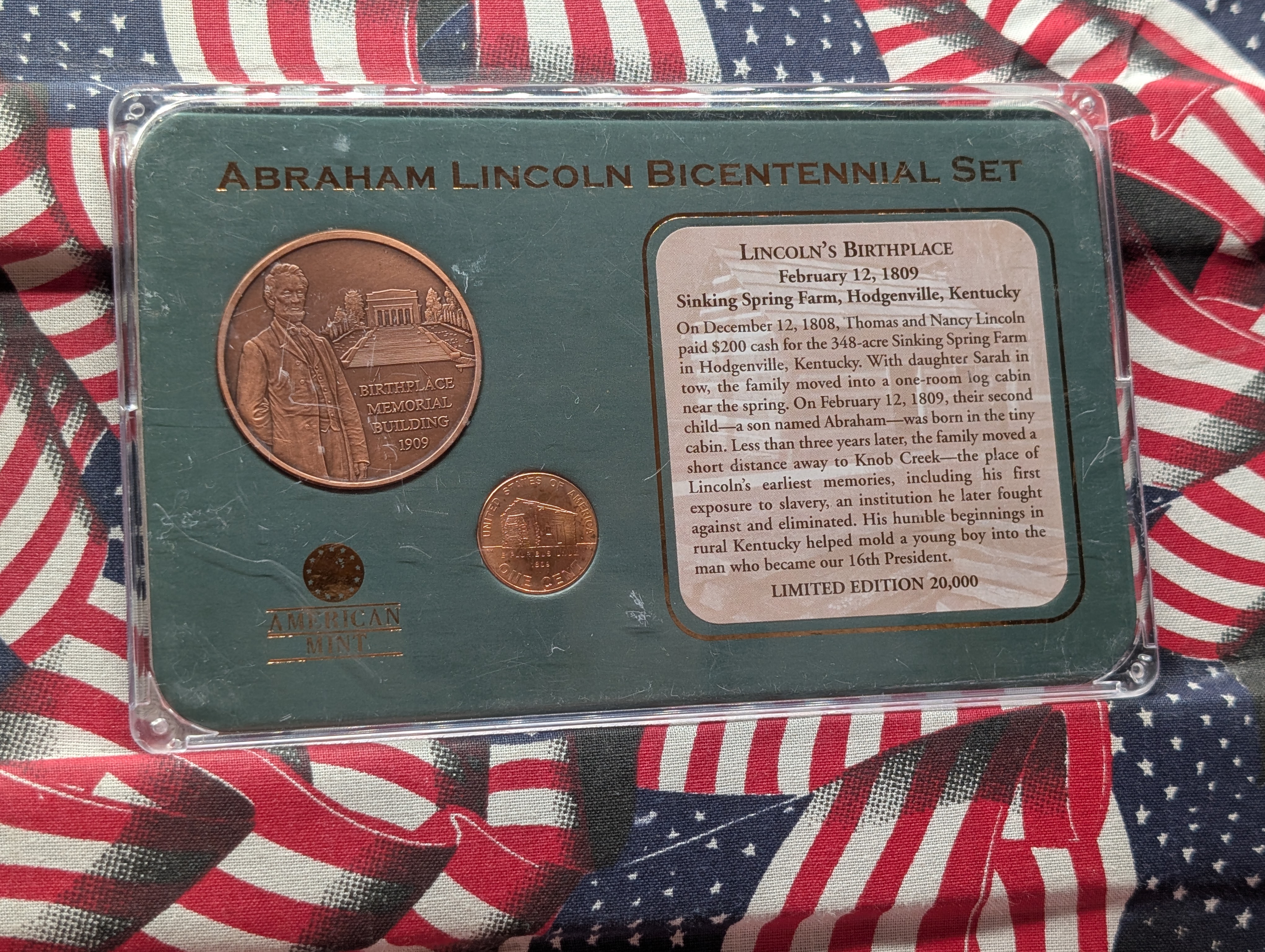 2009-D Abraham Lincoln Bicentennial Cent Set W/ Token
