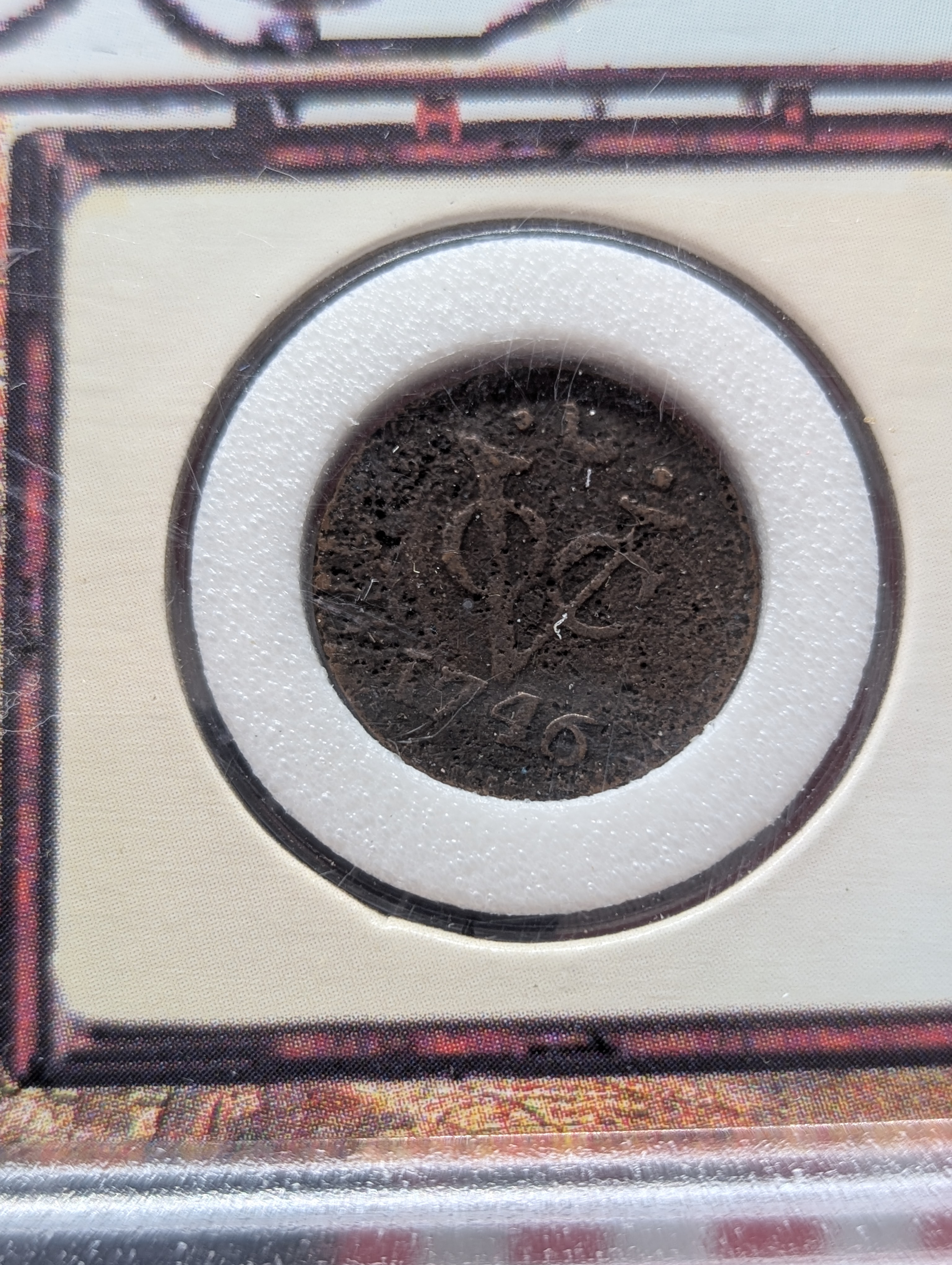 1746 The Original New York Penny In Display