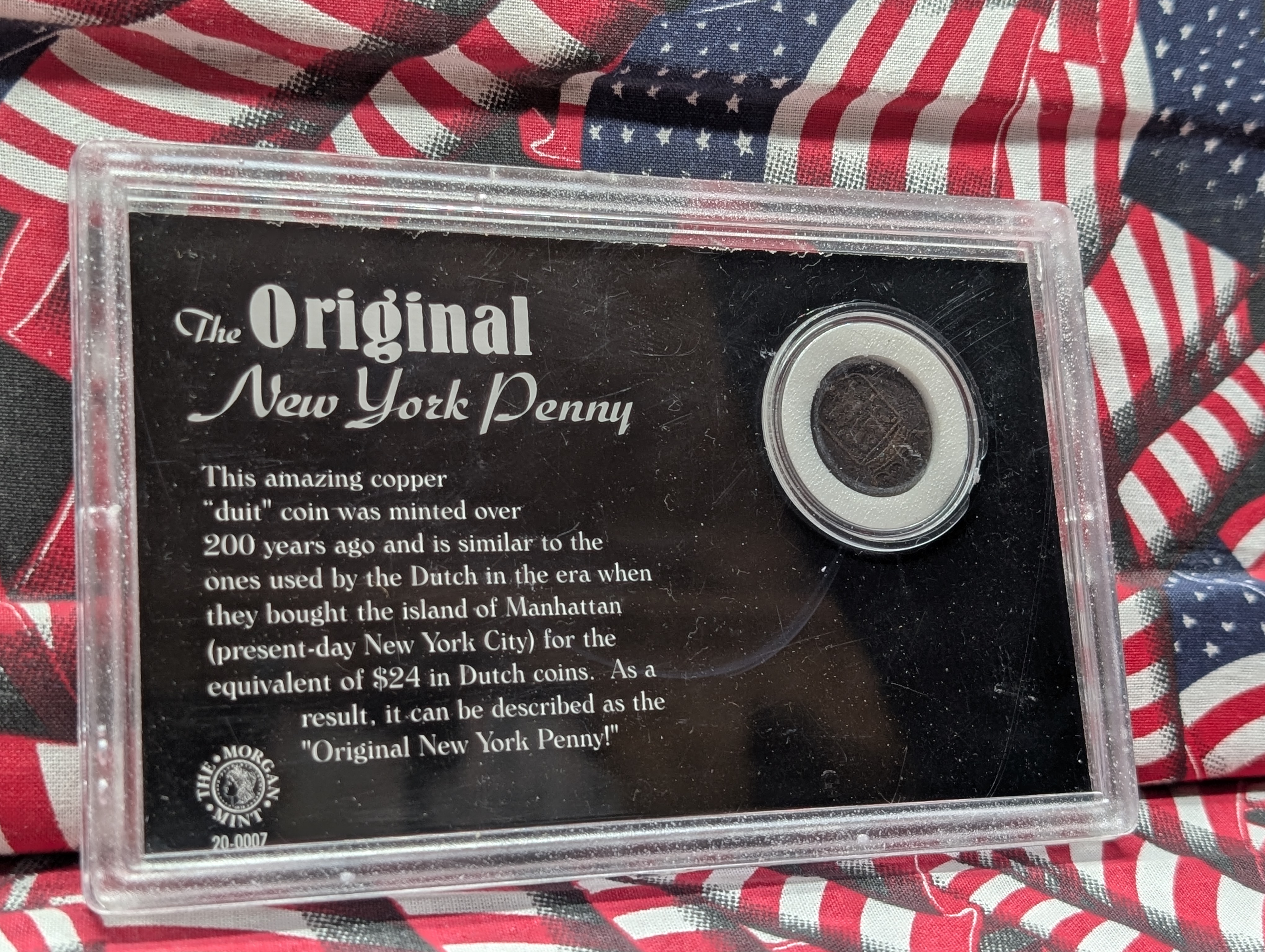 1746 The Original New York Penny In Display