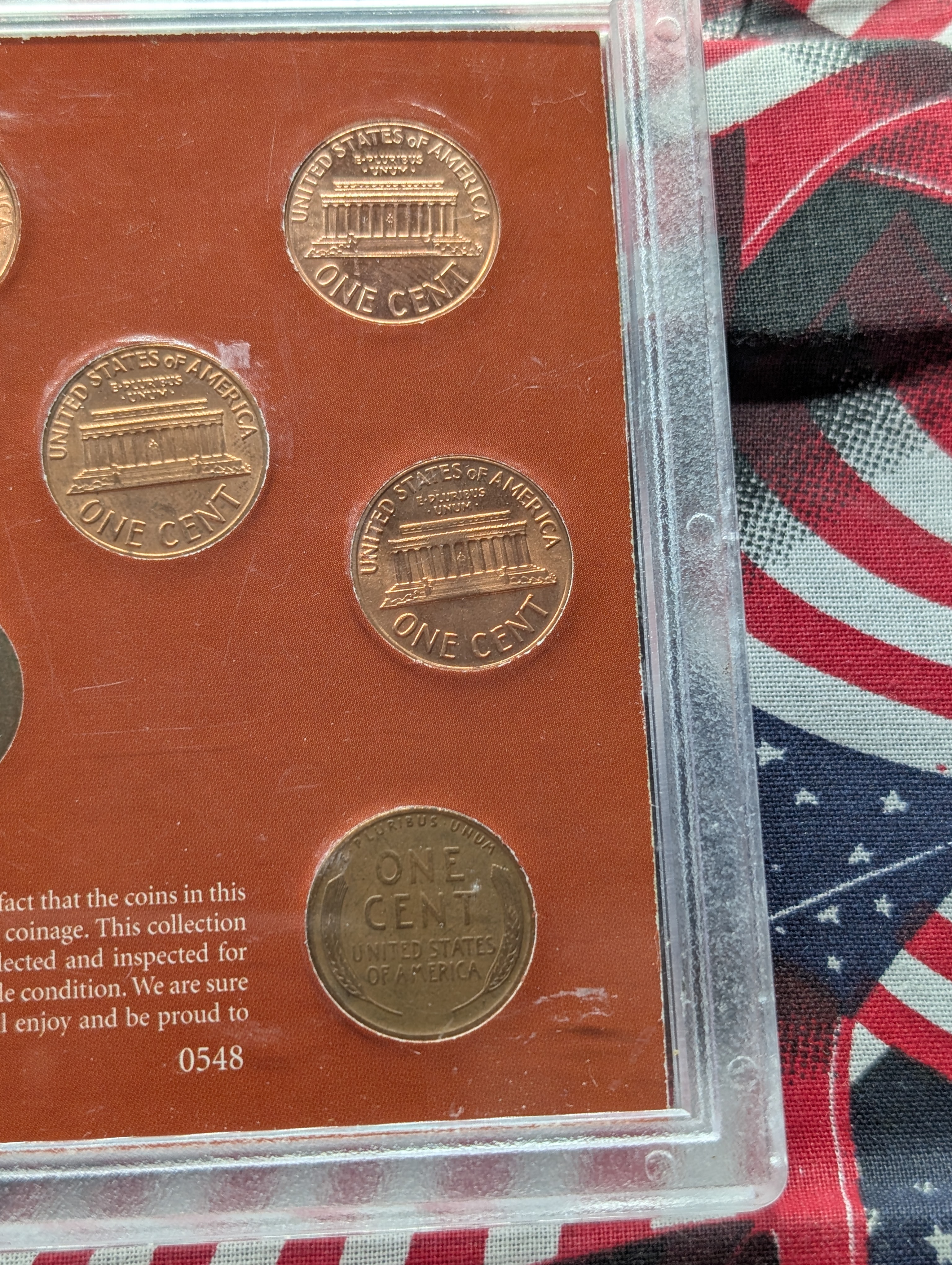 10 Decades of Lincoln Pennies Set - Cracked Case