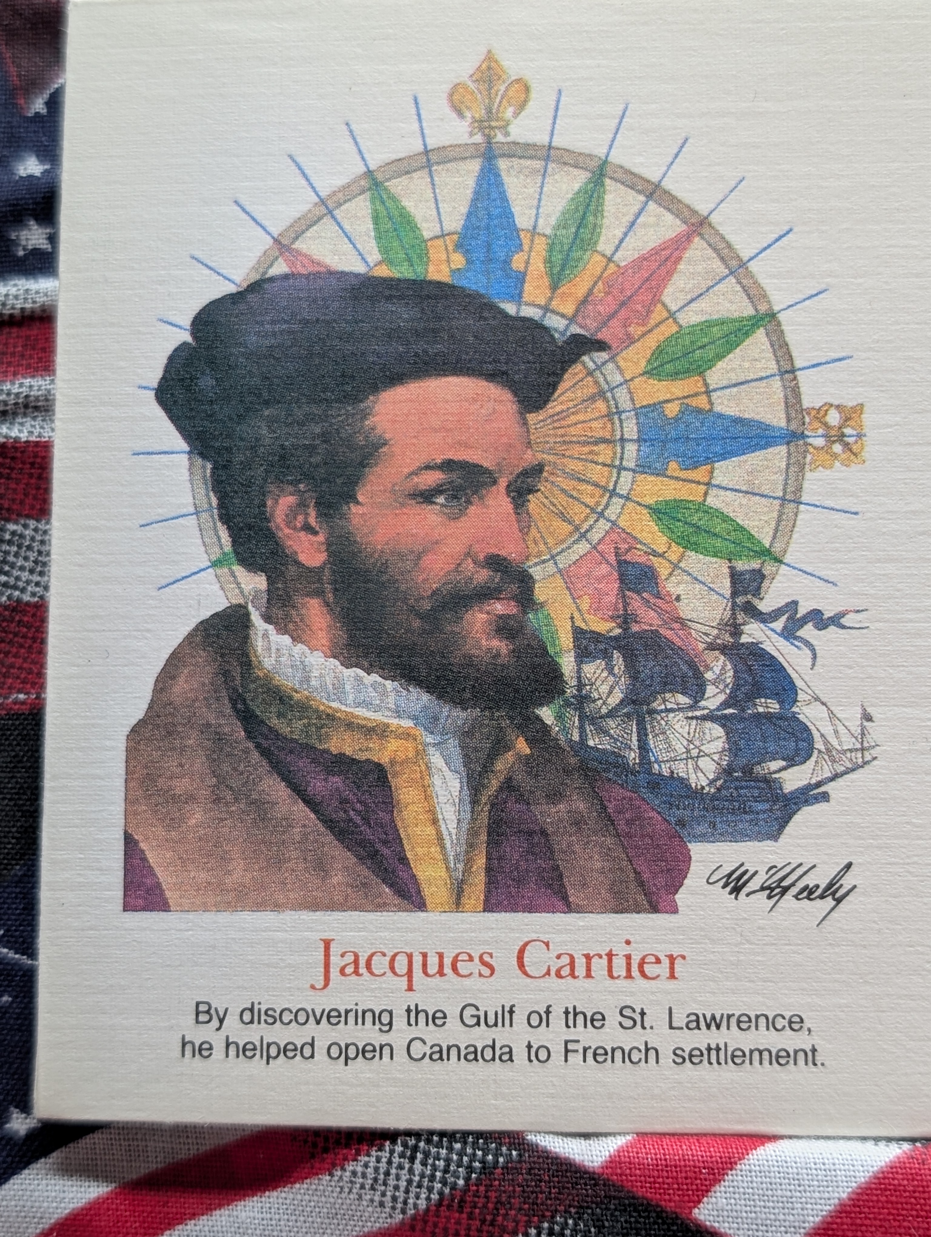 The Canada/France Jacques Cartier Medalist First Day Cover