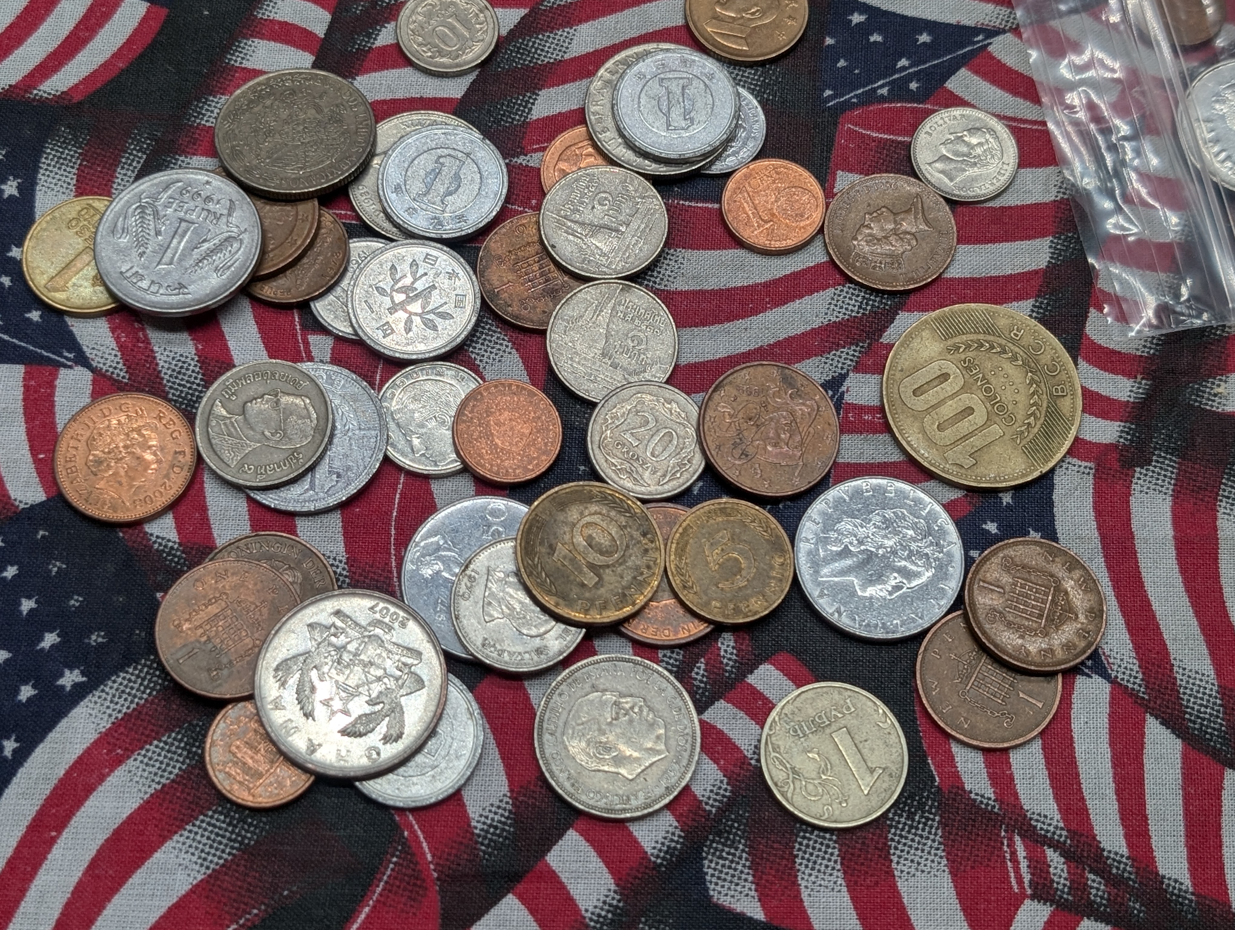 1.6 lbs. Bag of Misc World Coins