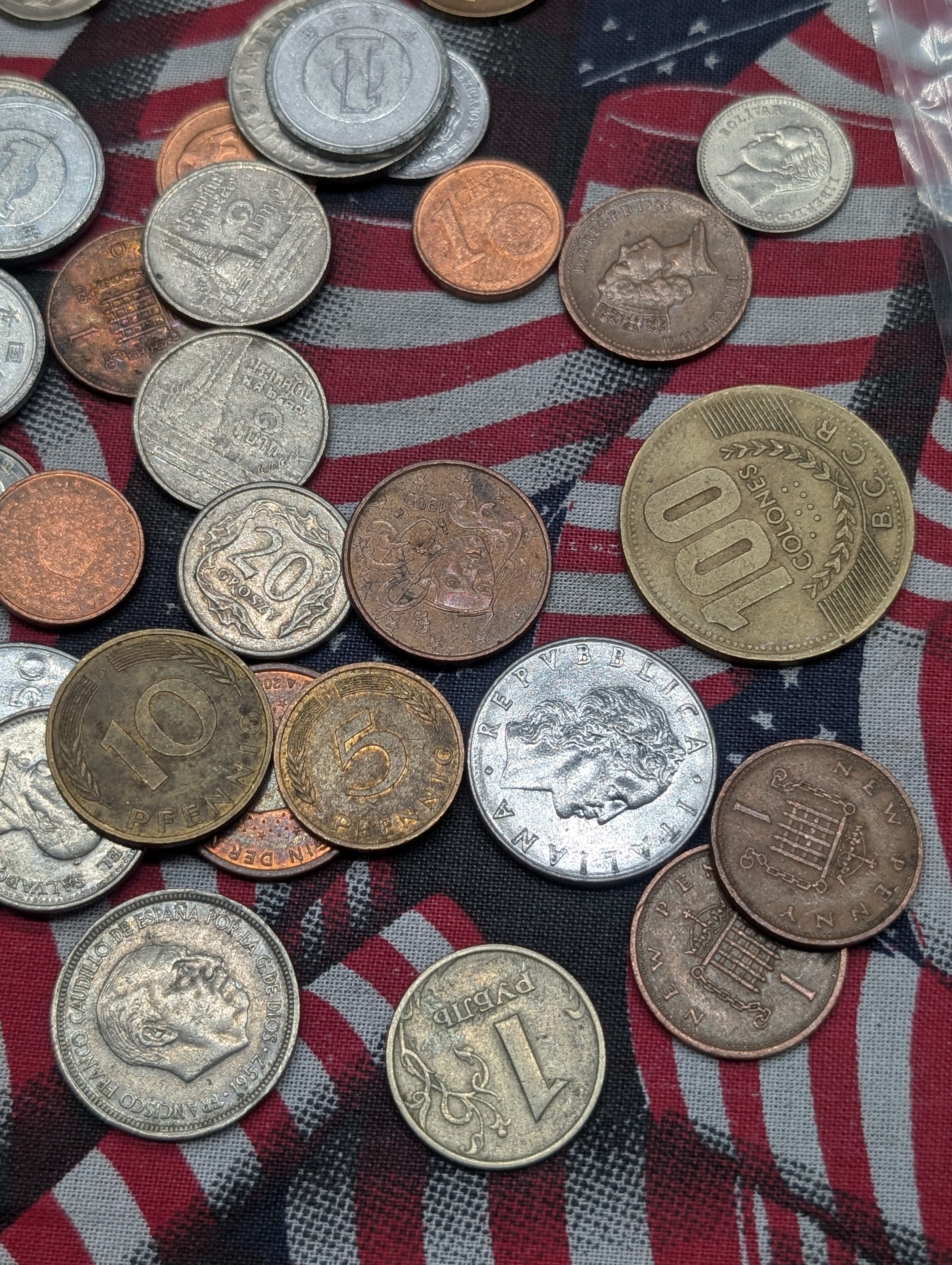 1.6 lbs. Bag of Misc World Coins