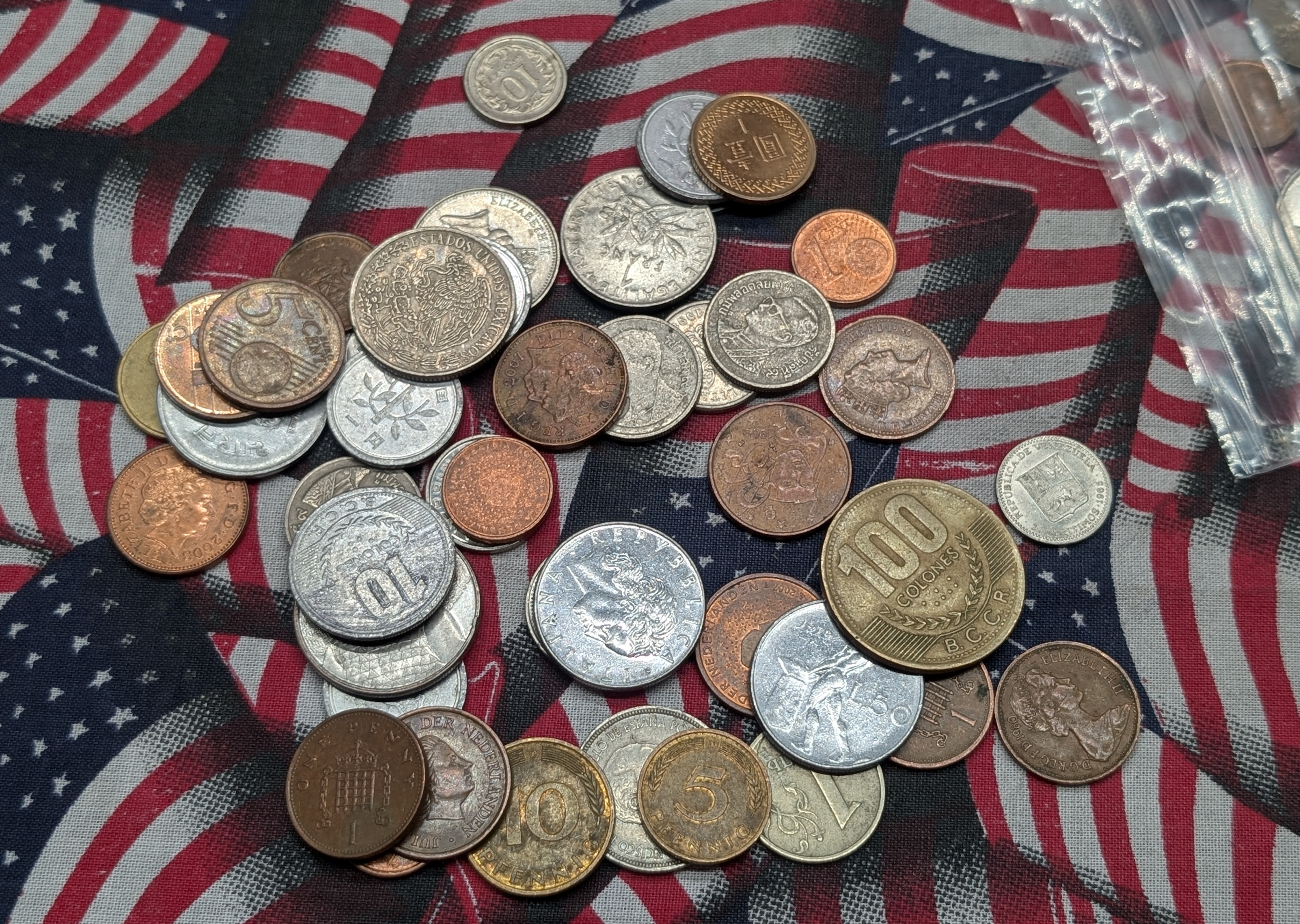 1.6 lbs. Bag of Misc World Coins