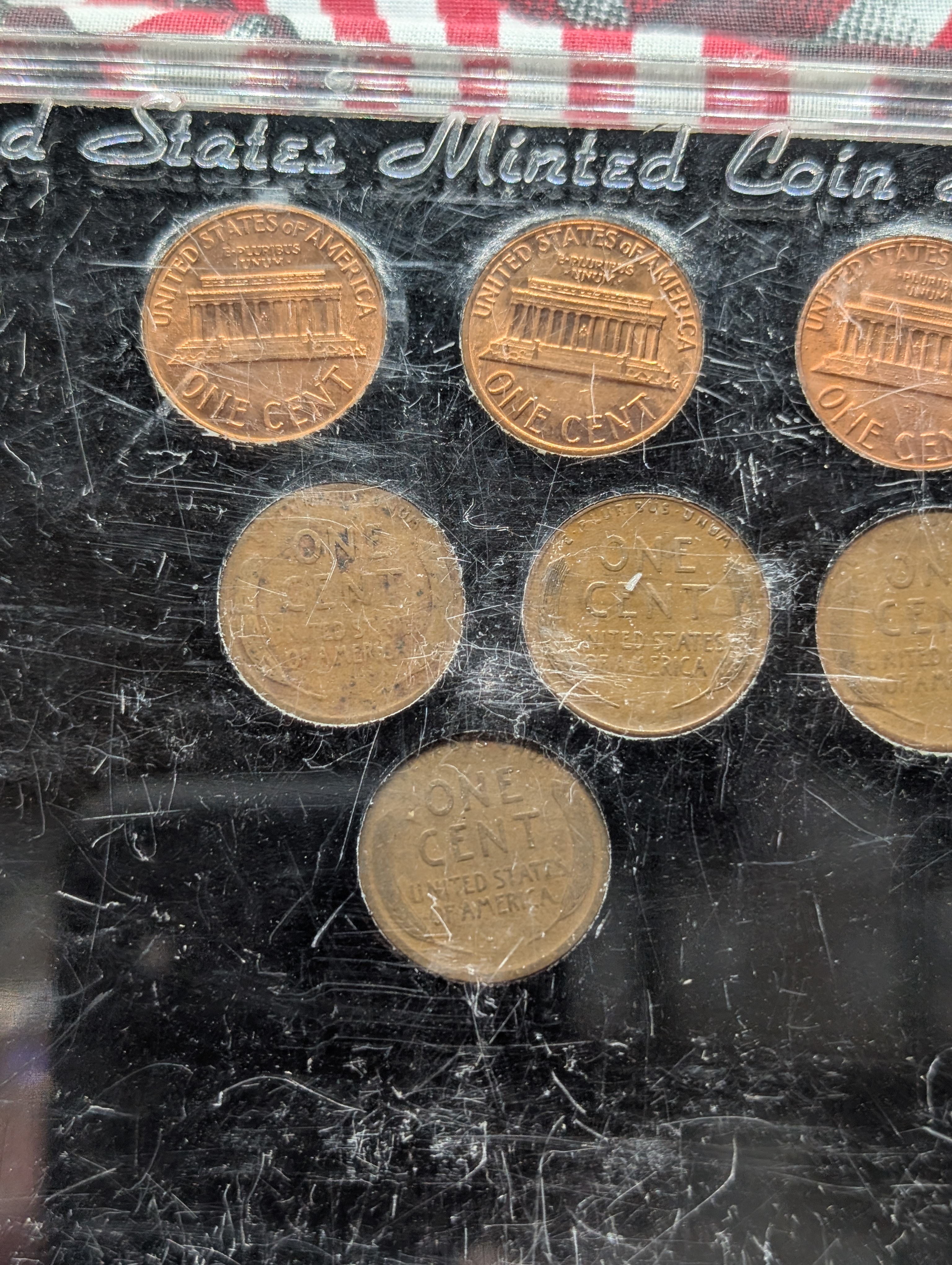 9 Decades of Lincoln Pennies Set