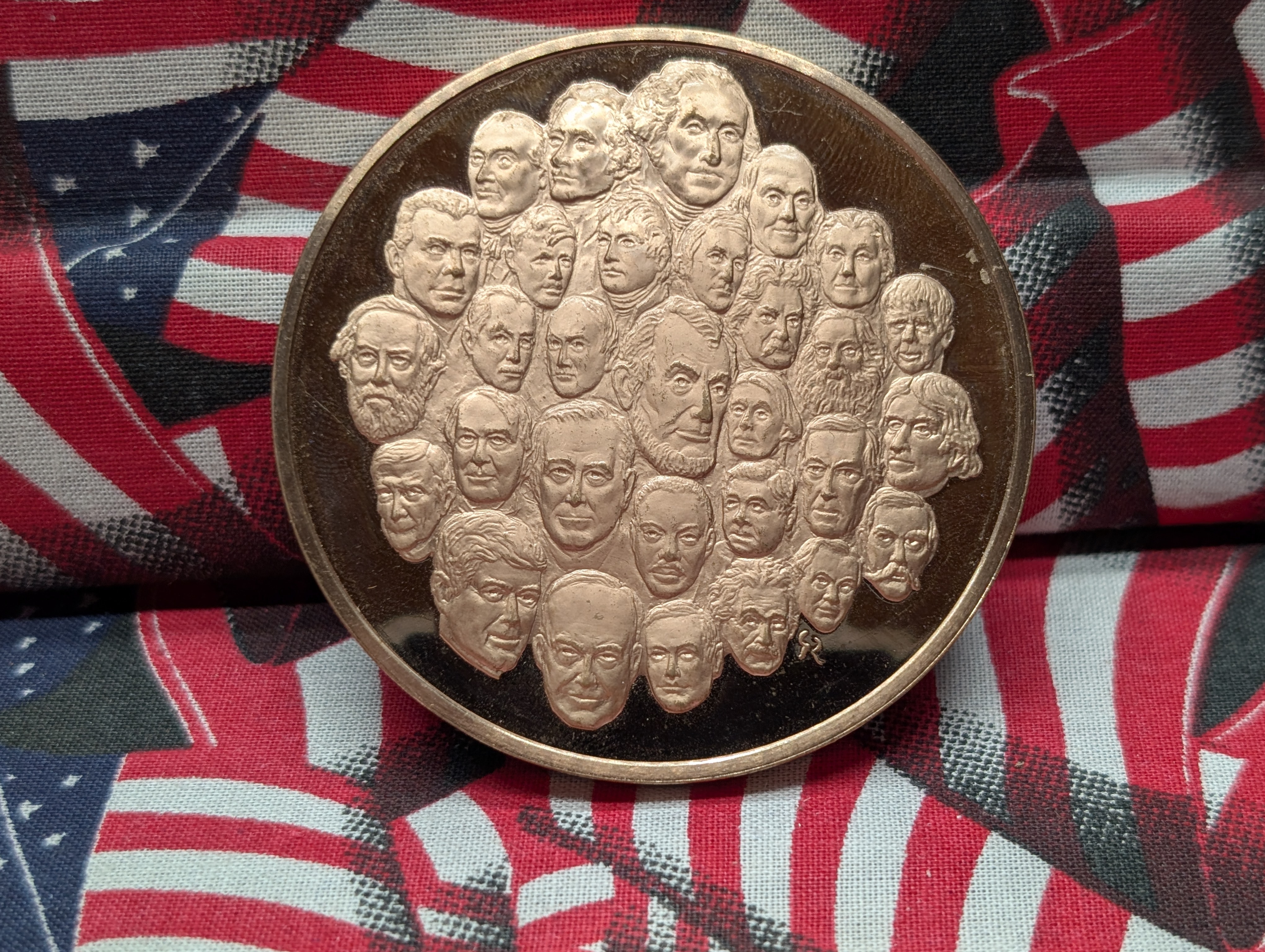 1883 Racketeer Liberty Head V Nickel & Bronze 1776-1976 Round