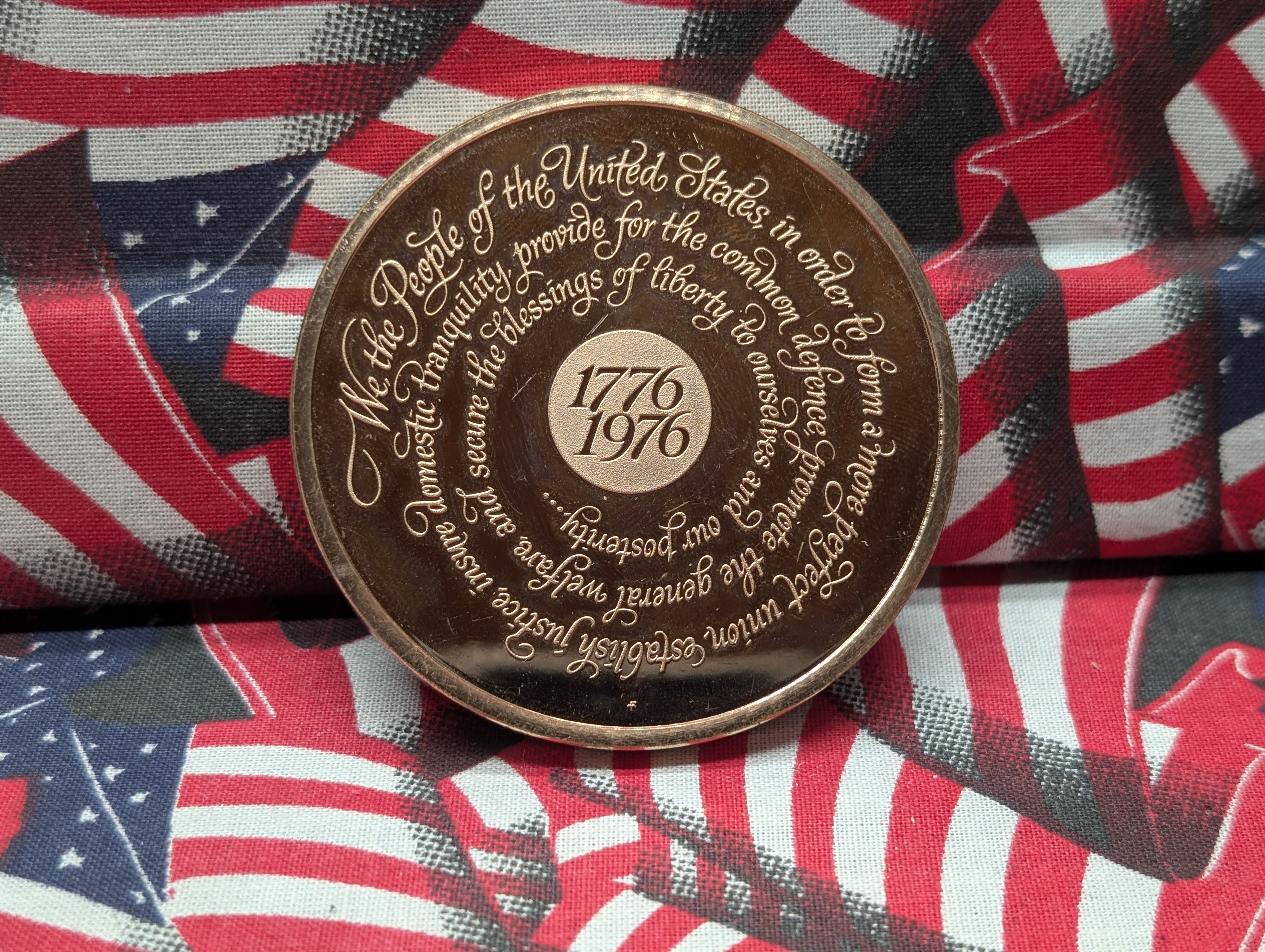 1883 Racketeer Liberty Head V Nickel & Bronze 1776-1976 Round