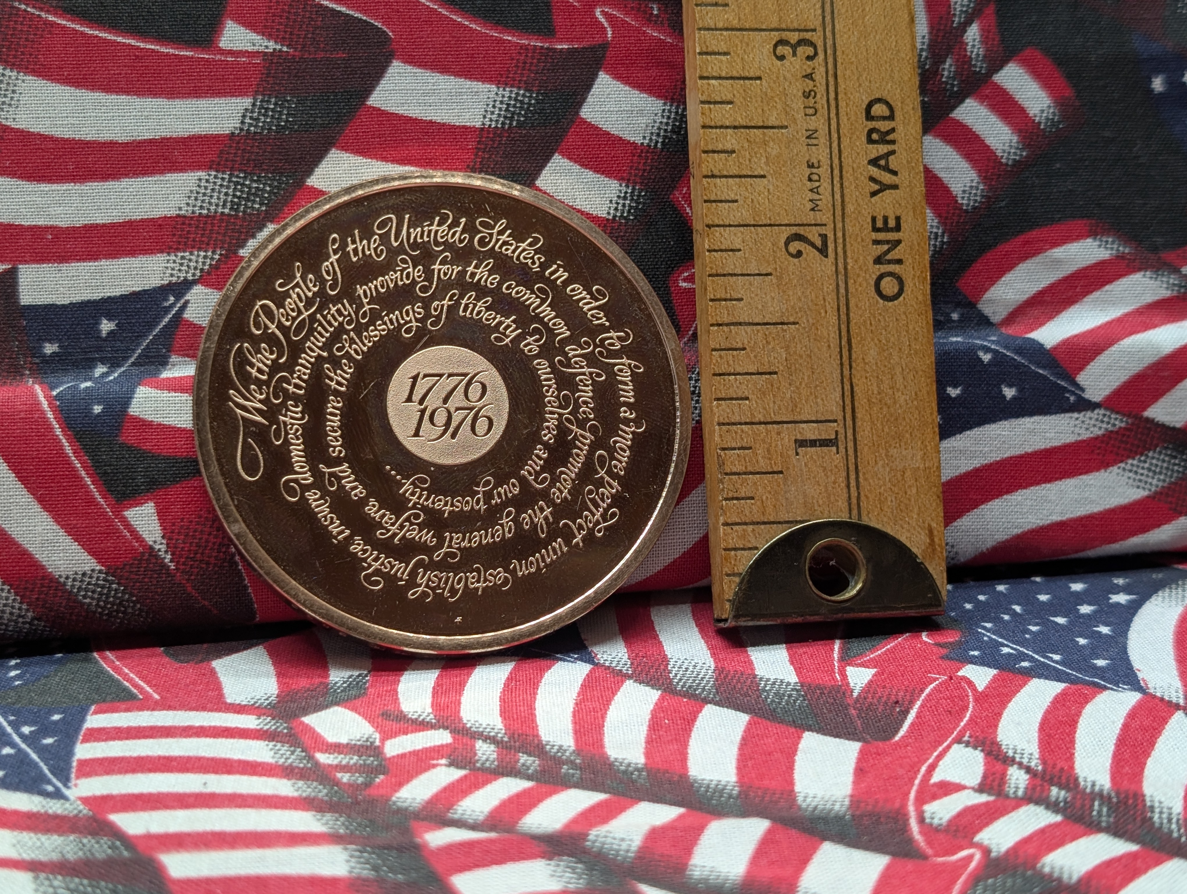 1883 Racketeer Liberty Head V Nickel & Bronze 1776-1976 Round