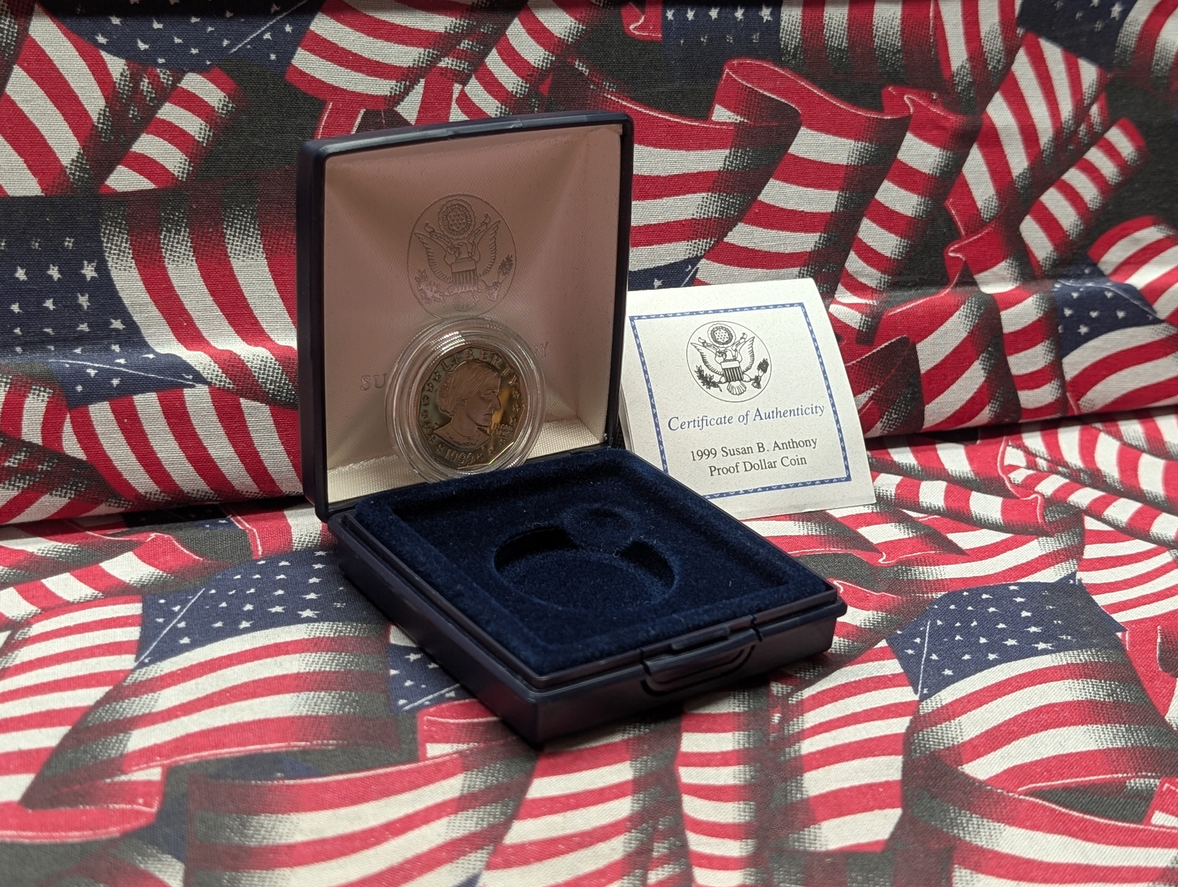 1999-P Susan B. Anthony Proof Dollar Coin OGP
