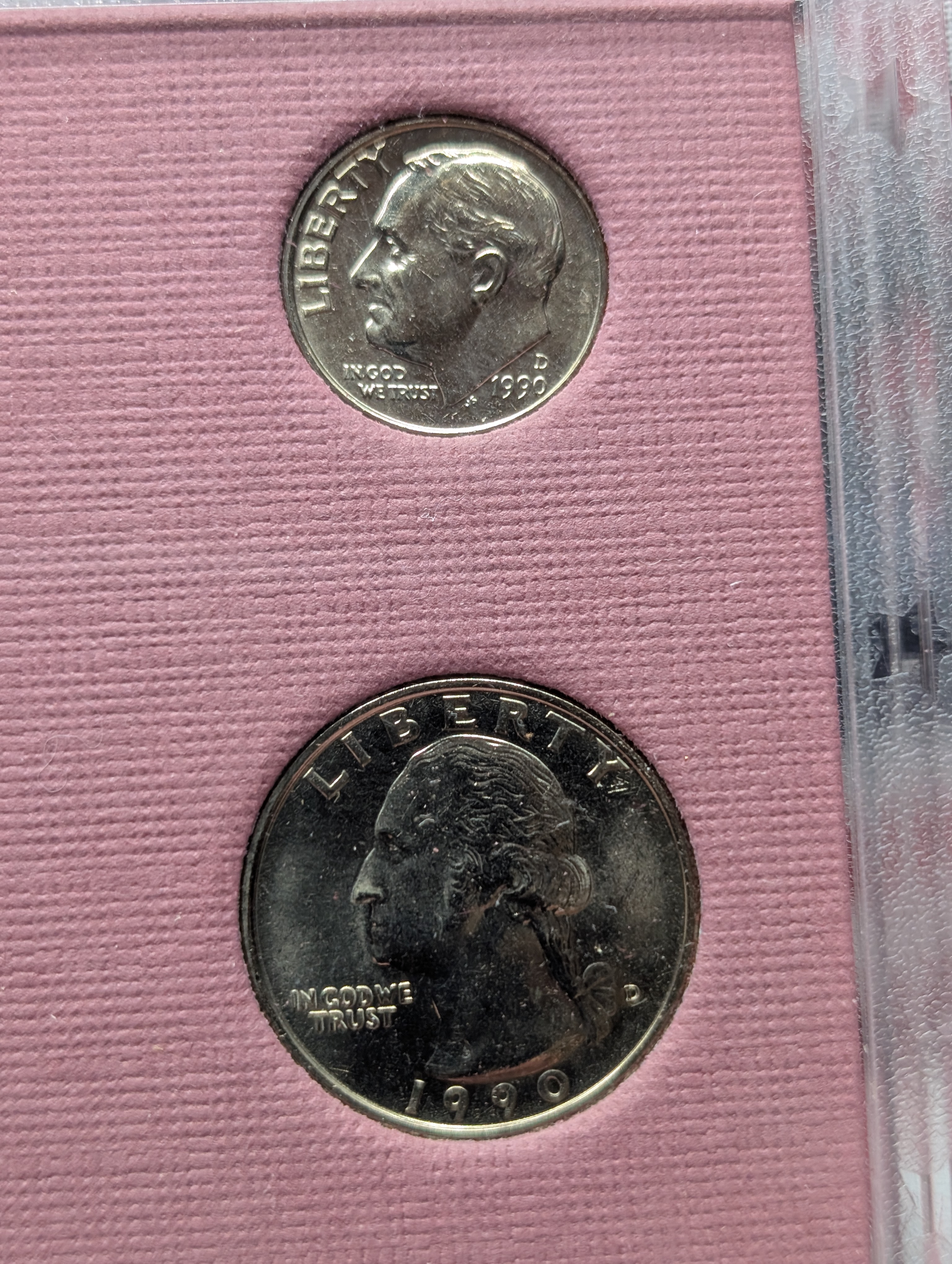1990-D Uncirculated Bank Set