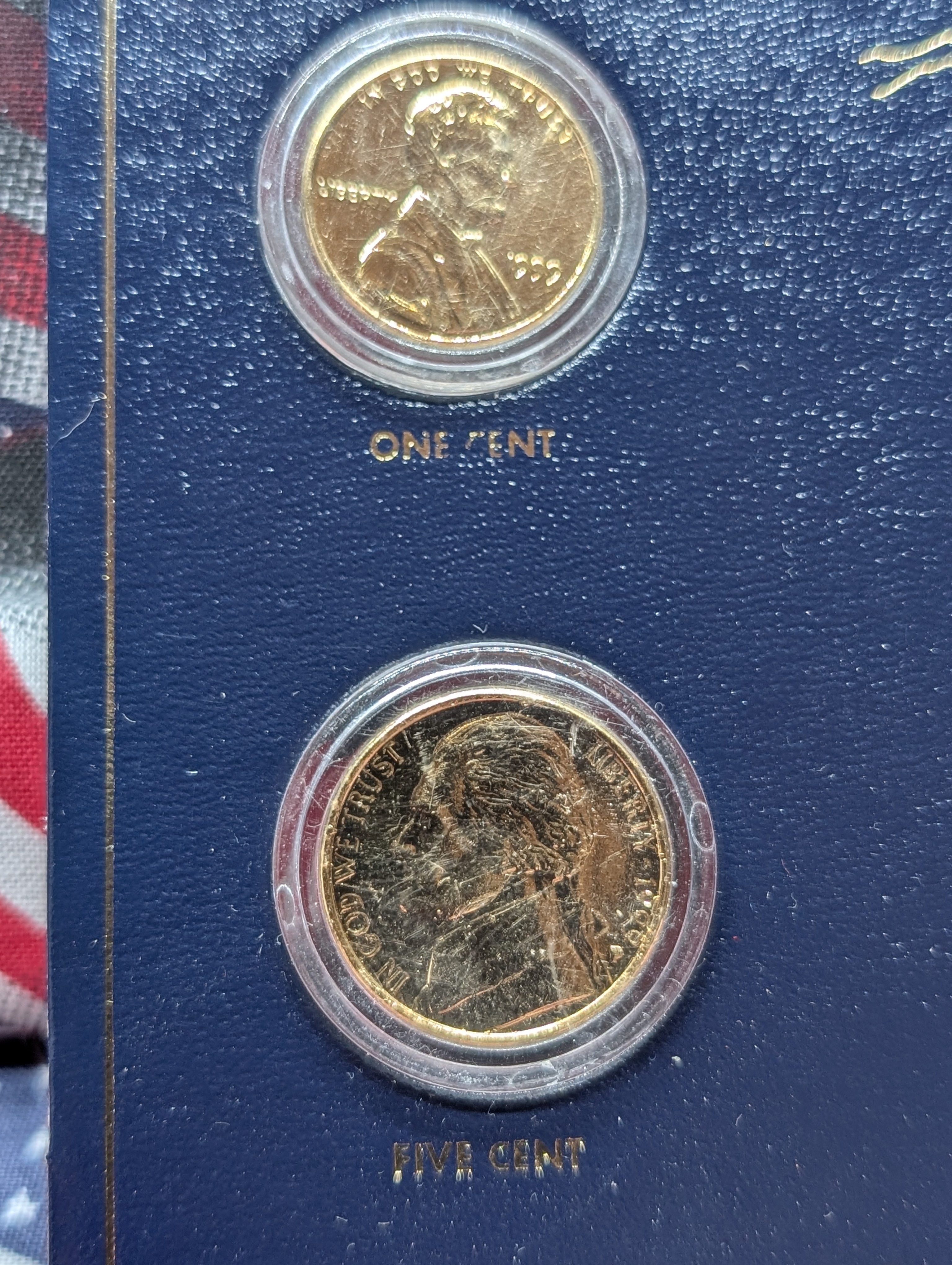 24kt Gold Plated 1999 5 Coin Set