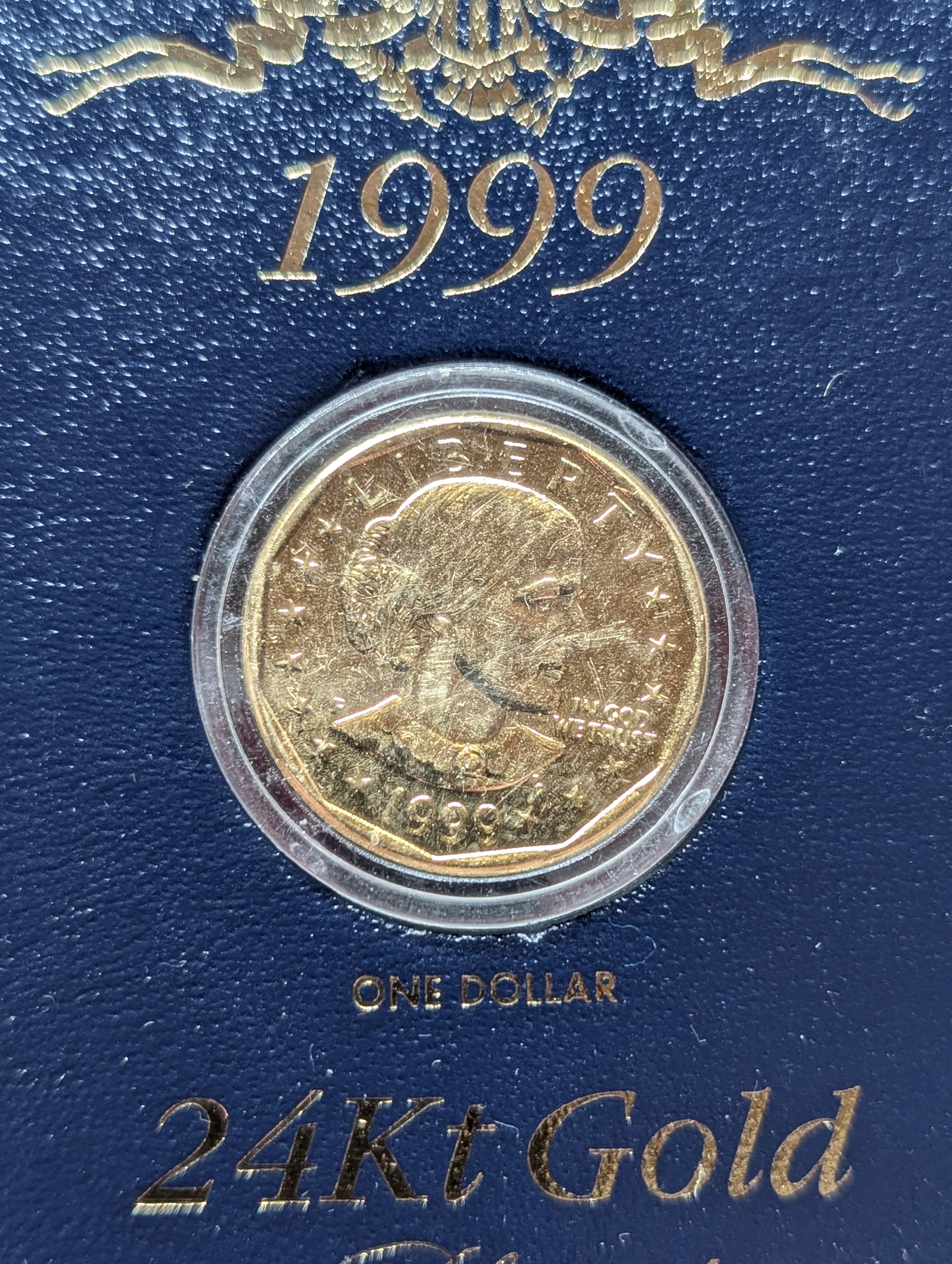 24kt Gold Plated 1999 5 Coin Set