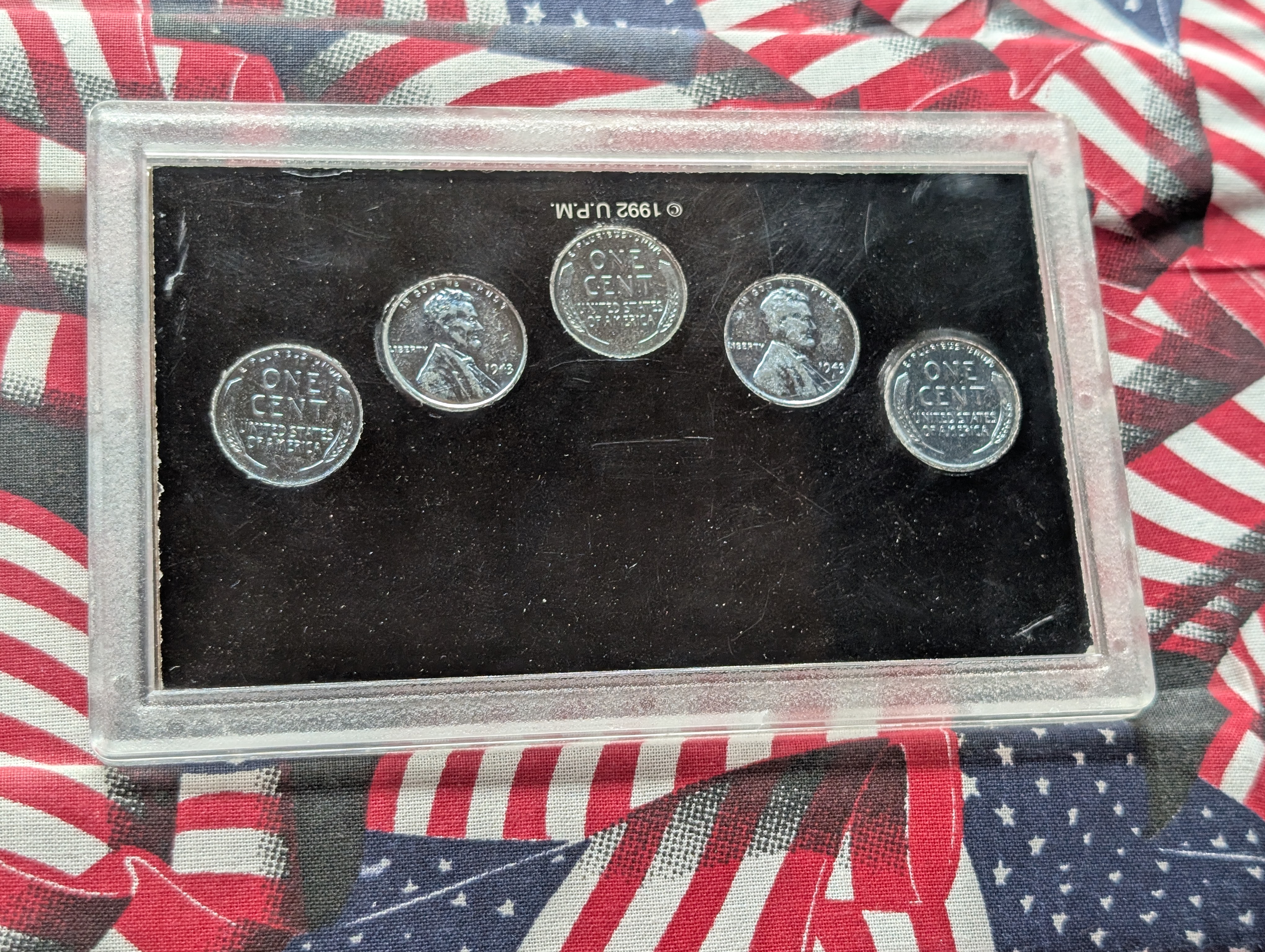 1943-P, D, & S Lincoln Steel Wheat Cents Set - Wartime Emergency Issue