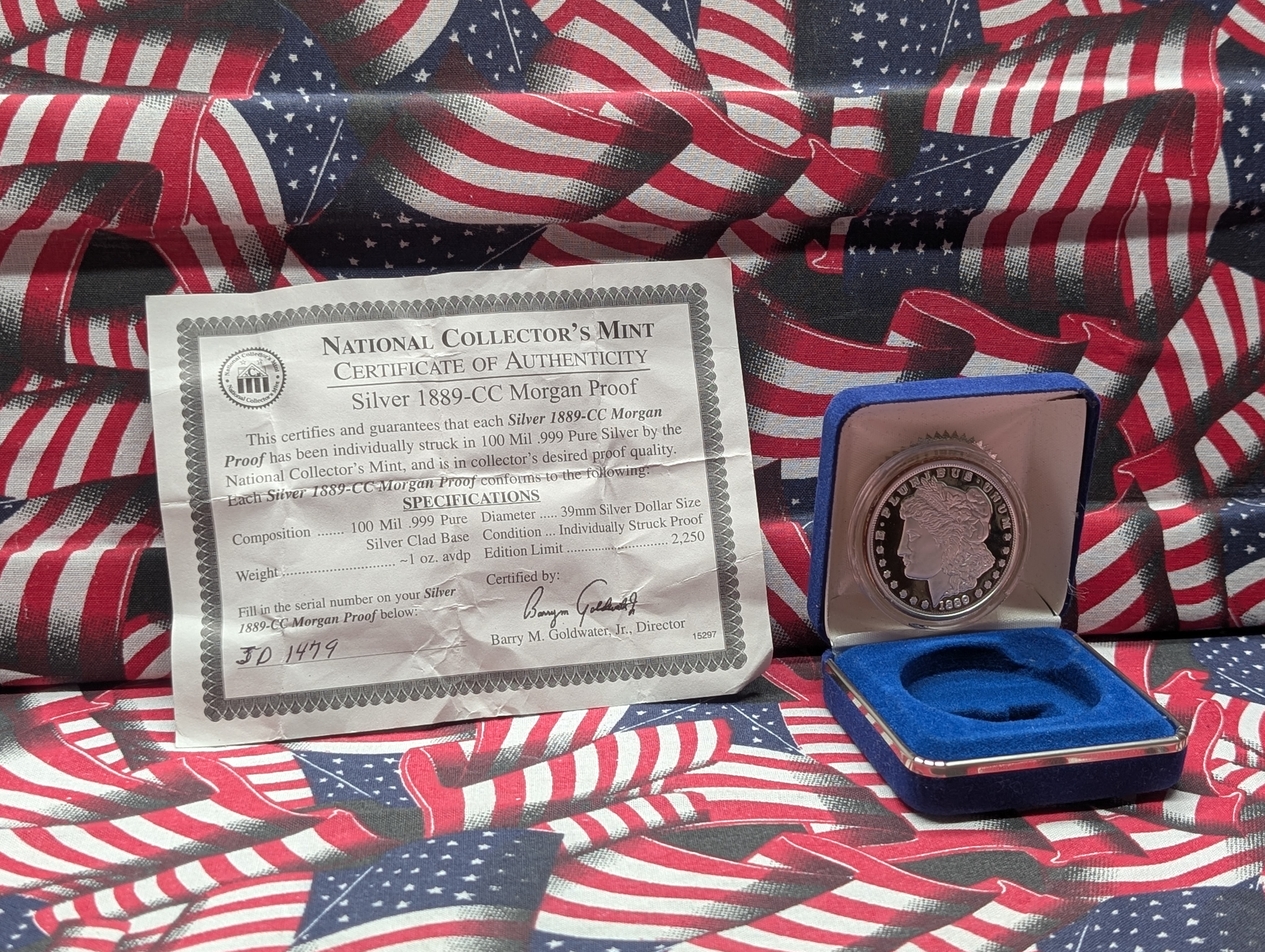Replica 1889-CC Morgan Dollar Proof