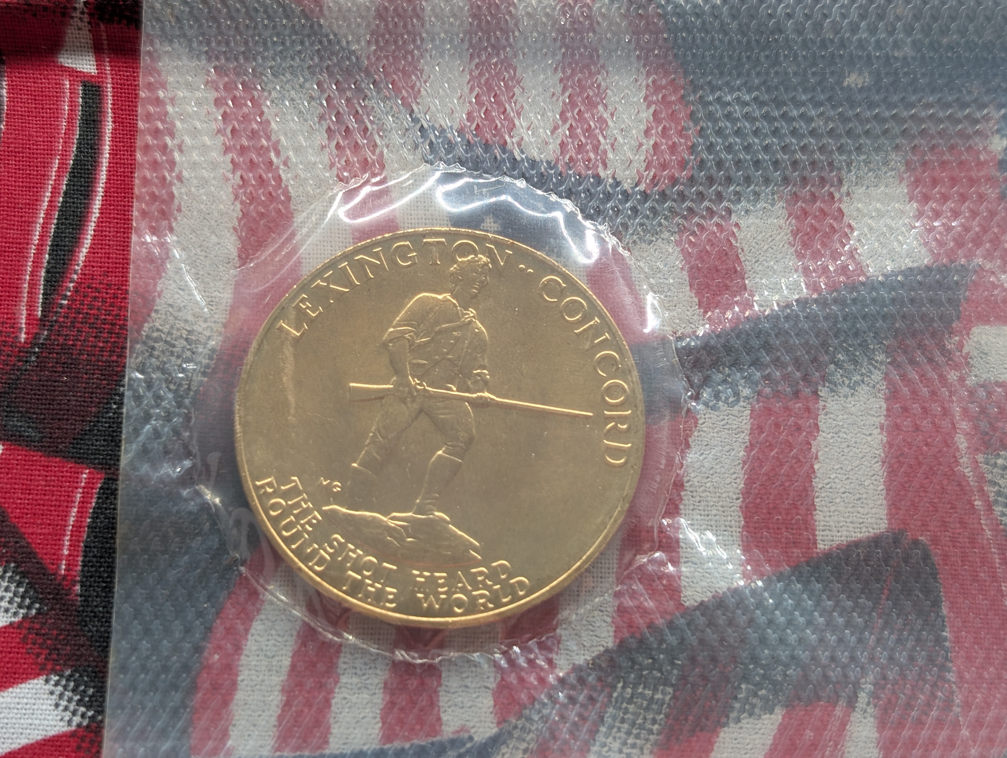 Assorted Coins & Currency Items - Includes 1975 Bicentennial Coin, Famous Coins of the American Frontier, Ten Pesos Bill, Foreign Specimen S