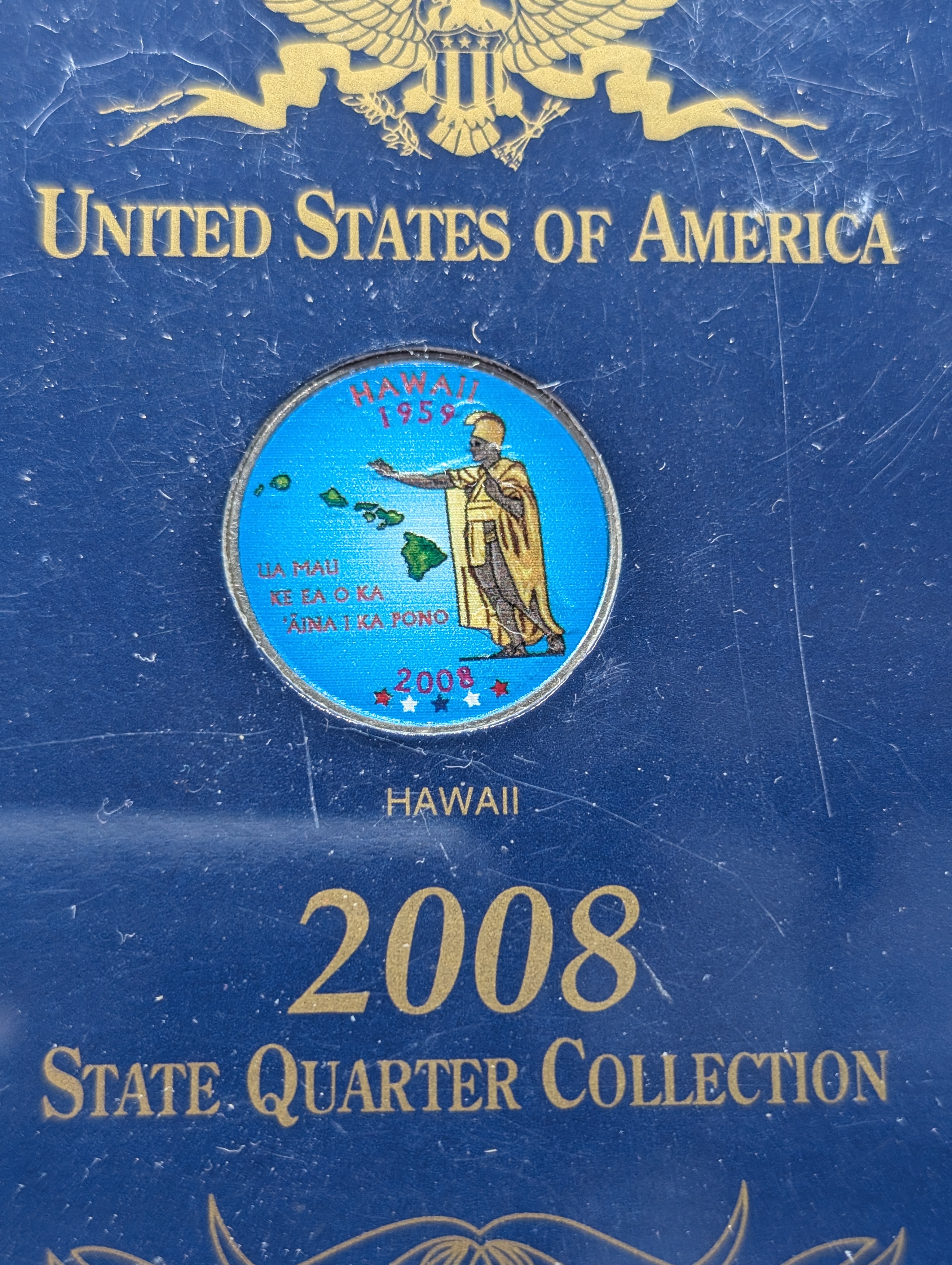 2008-D State Quarter Exclusive Colorized Collection - Includes Oklahoma, Arizona, Hawaii, Alaska, & New Mexico