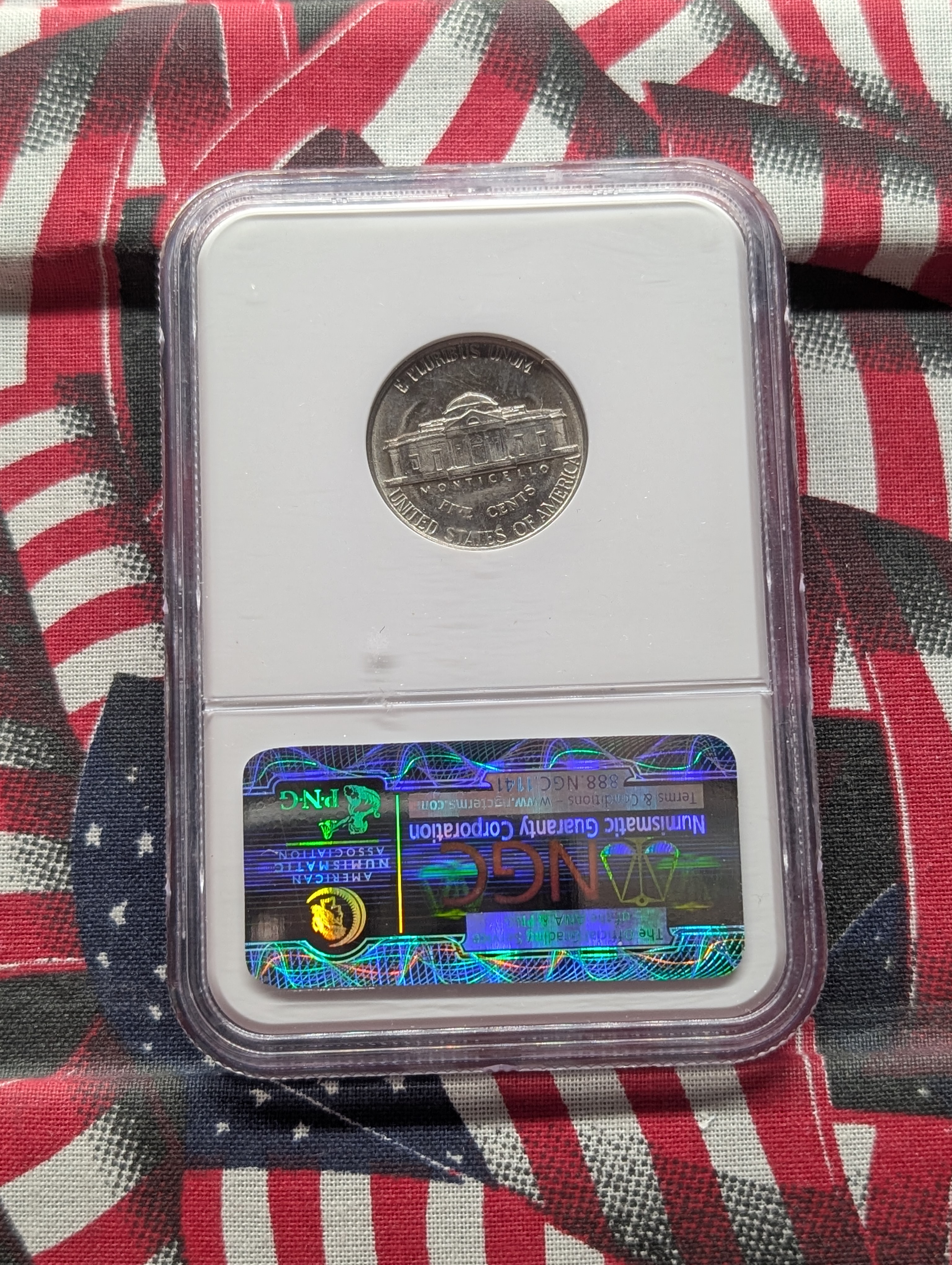 1939-P Rev of 40 Jefferson Nickel NGC AU 58