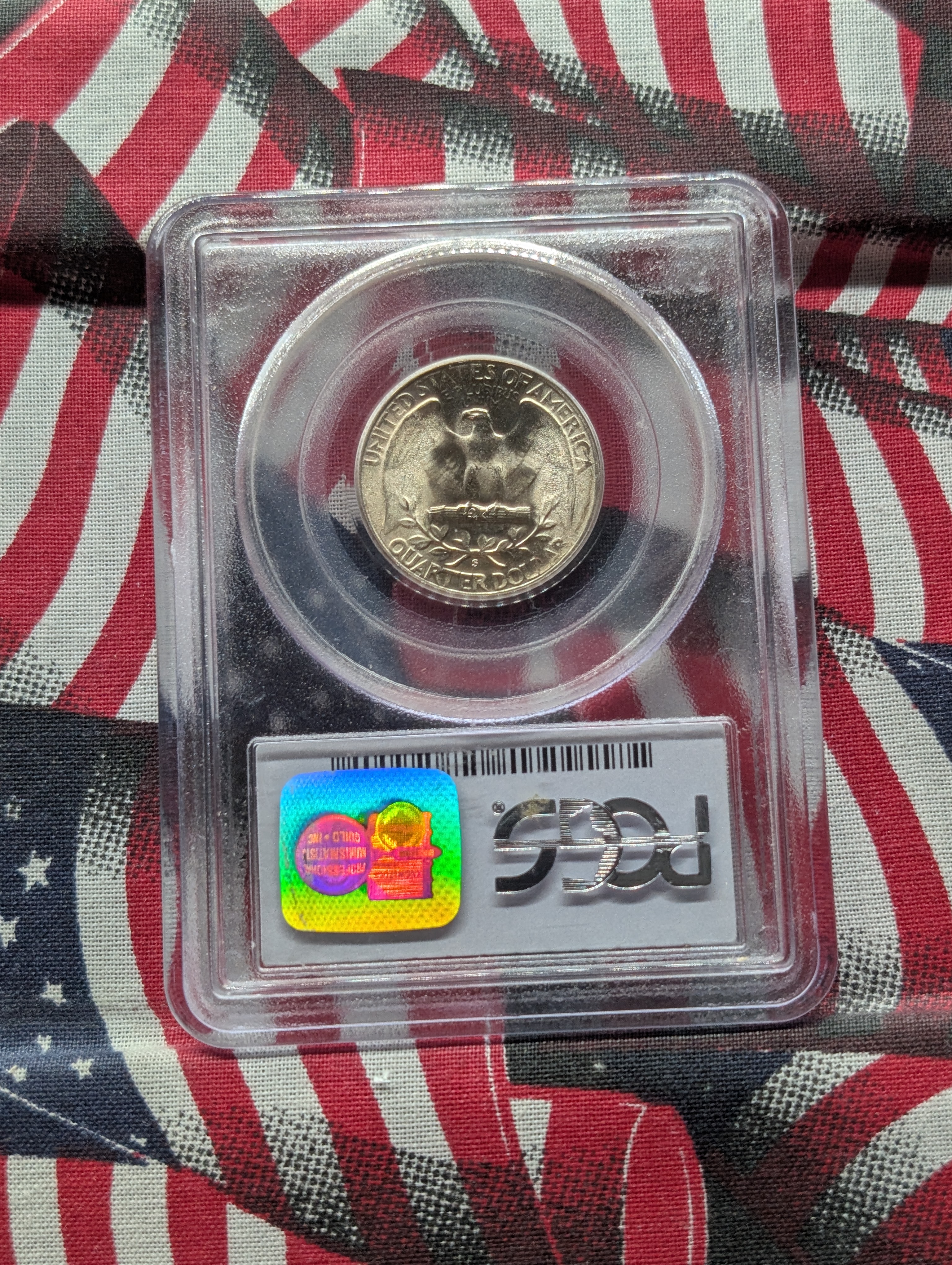 1946-S Washington 90% Silver Quarter PCGS MS65