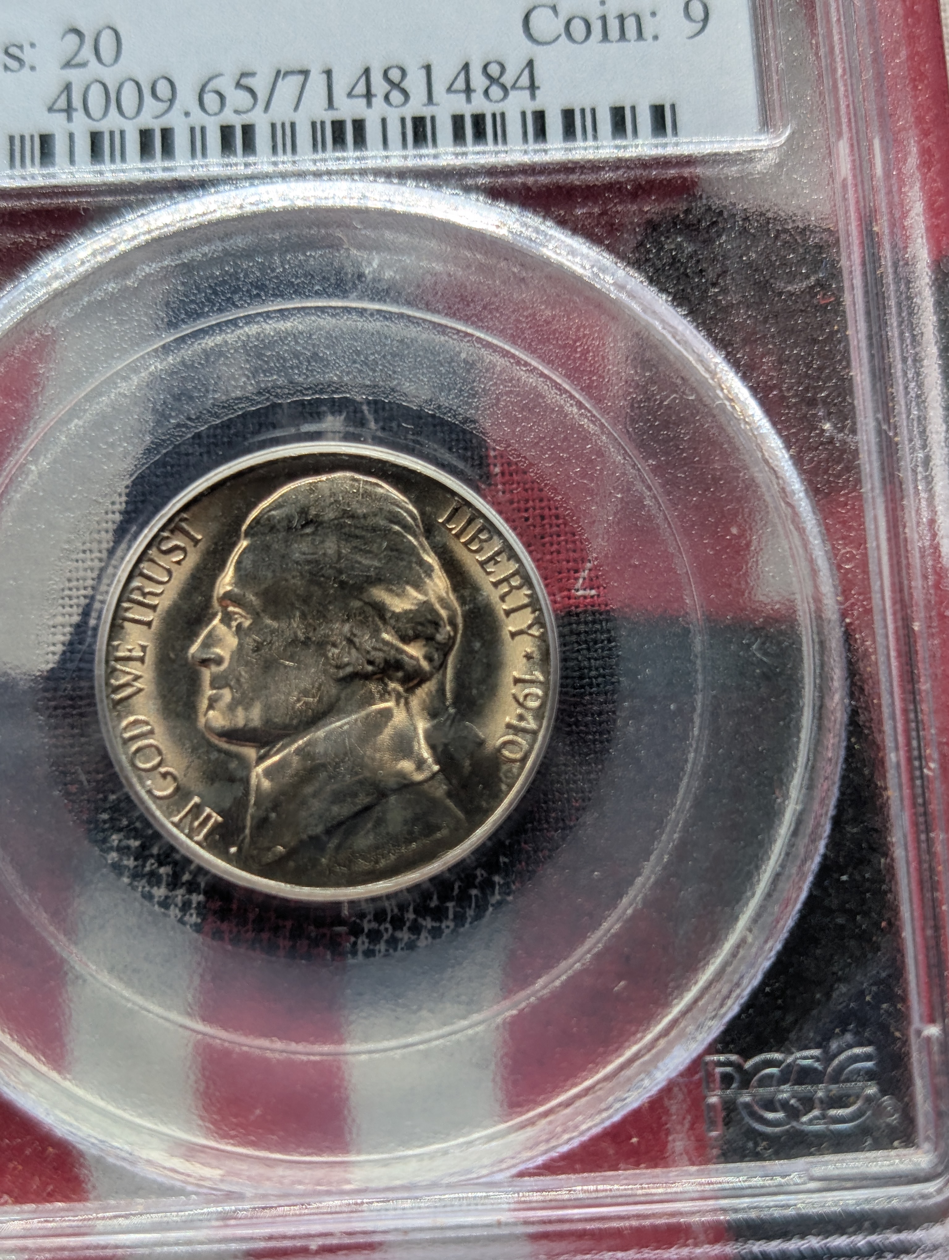 1940-S Jefferson Nickel PCGS MS65