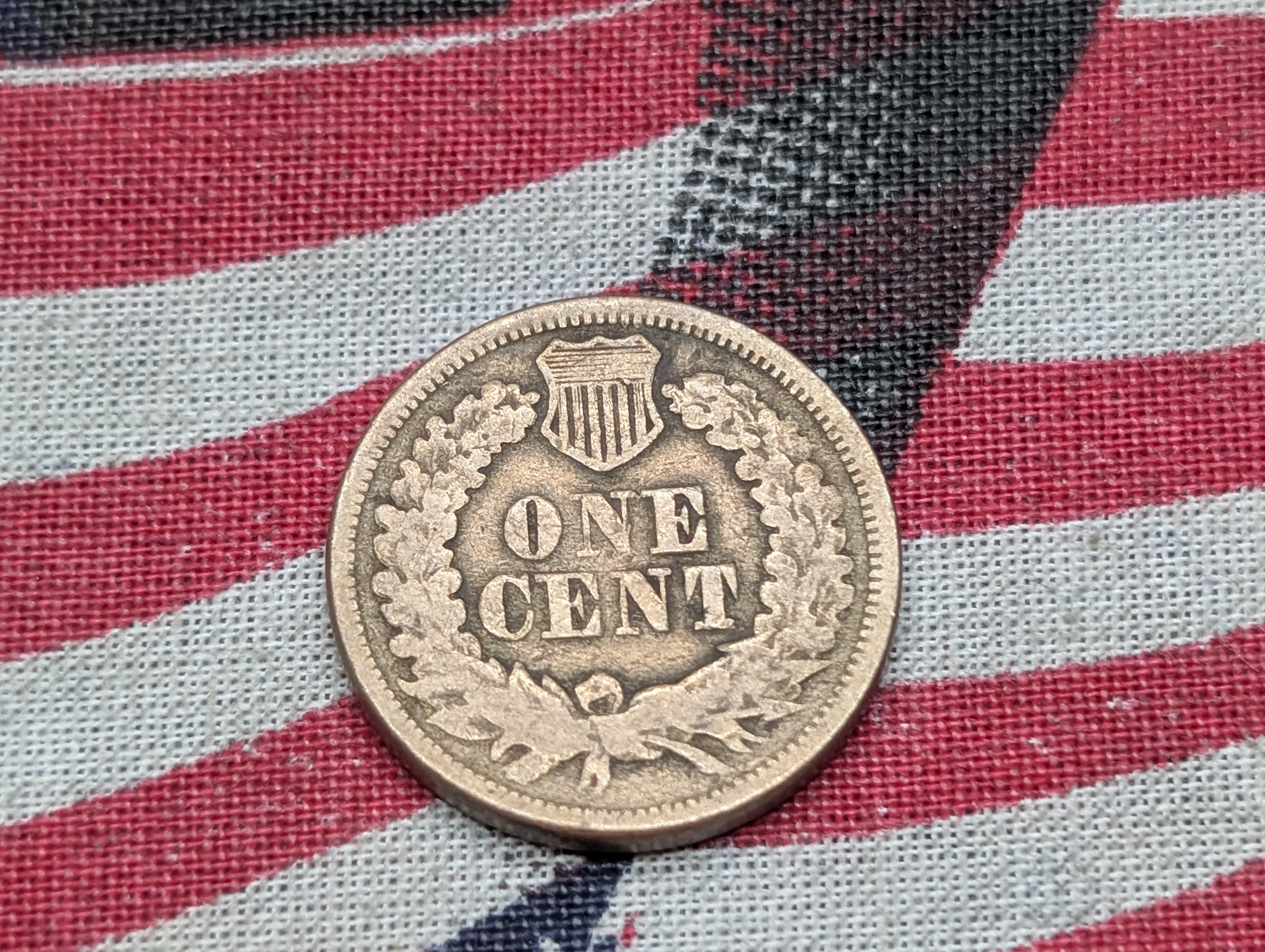 1864 Copper Nickel Indian Head Cent