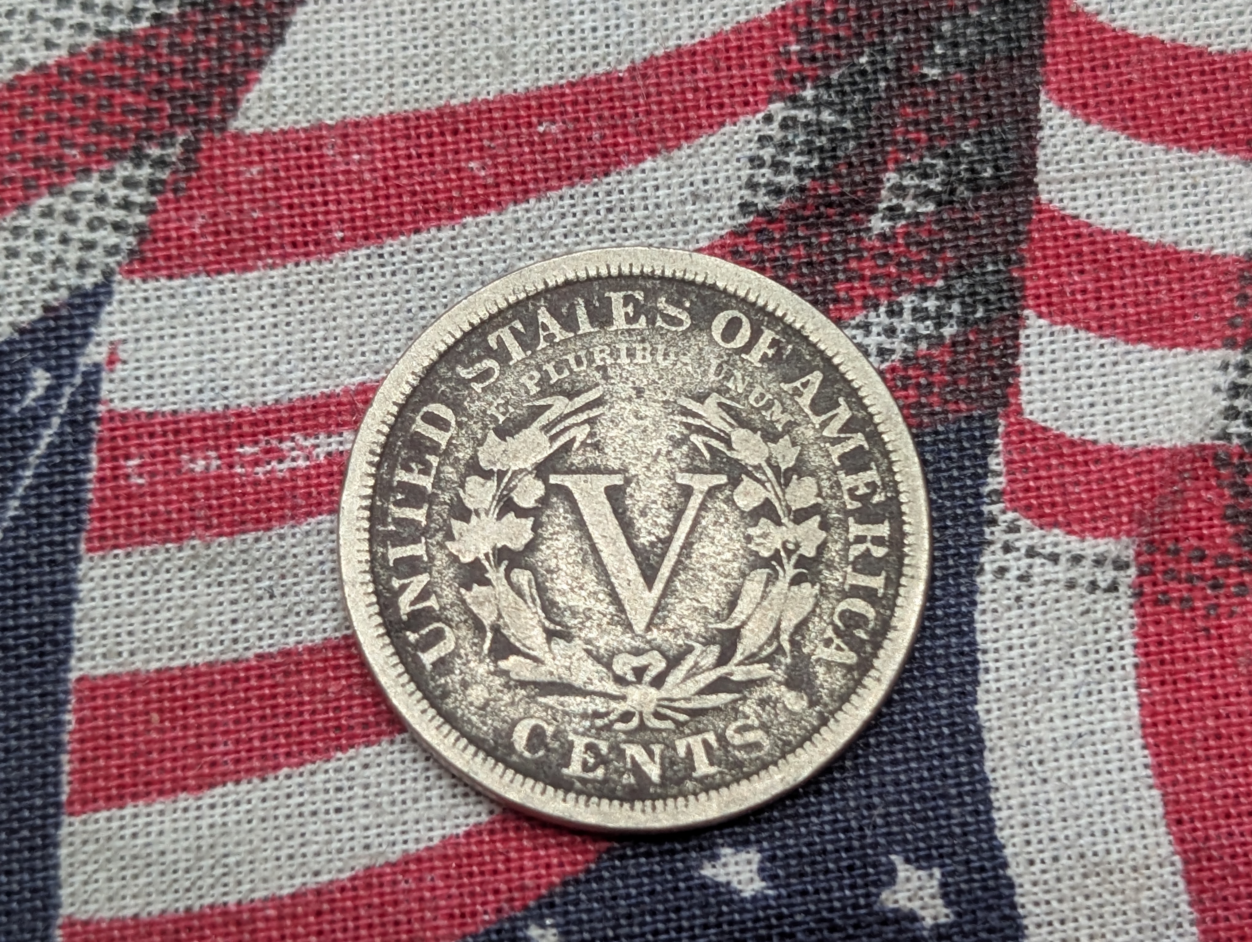 1883 With Cents Liberty Head V Nickel