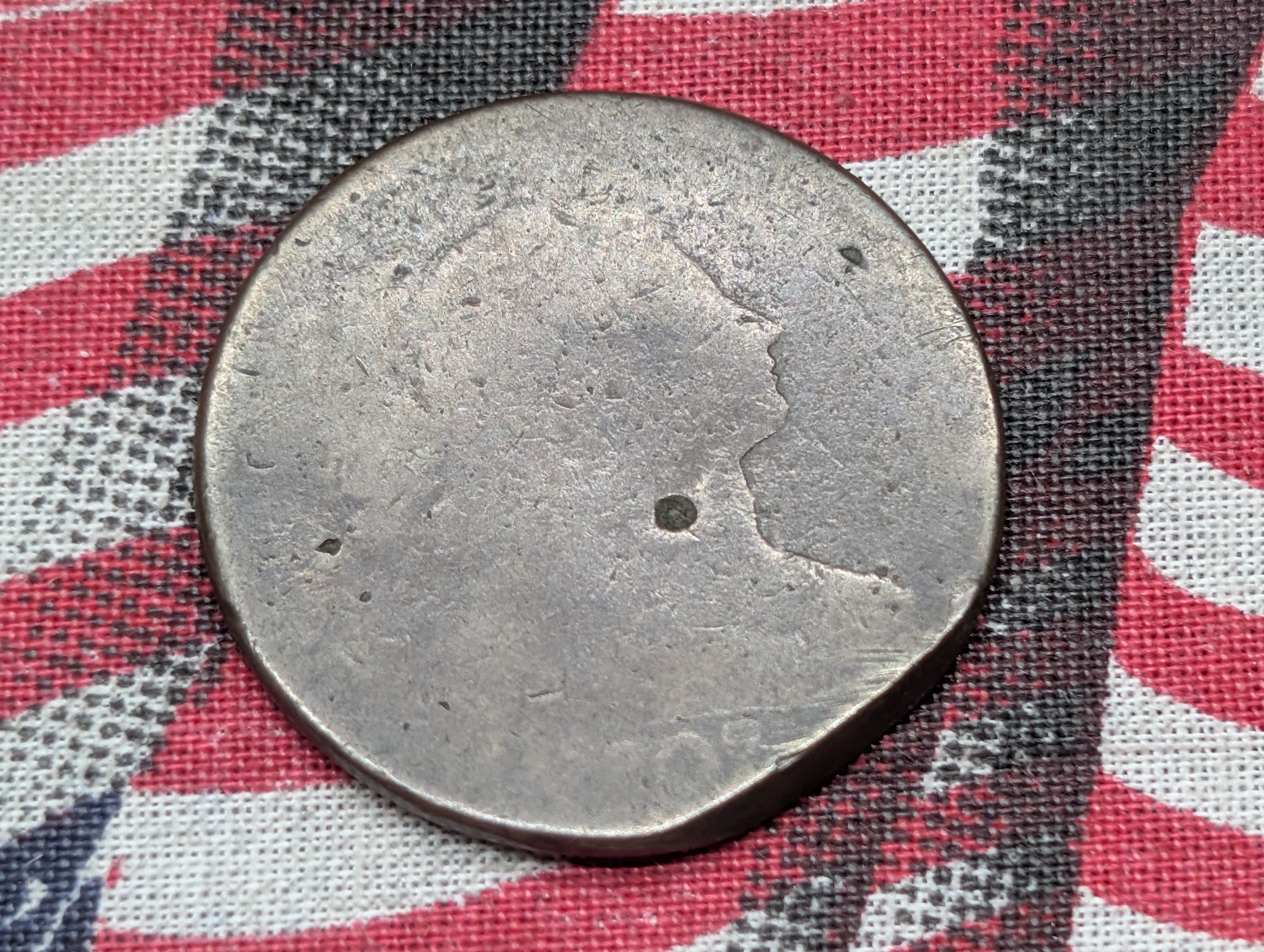1802 Variety Stemless Draped Bust Large Cent