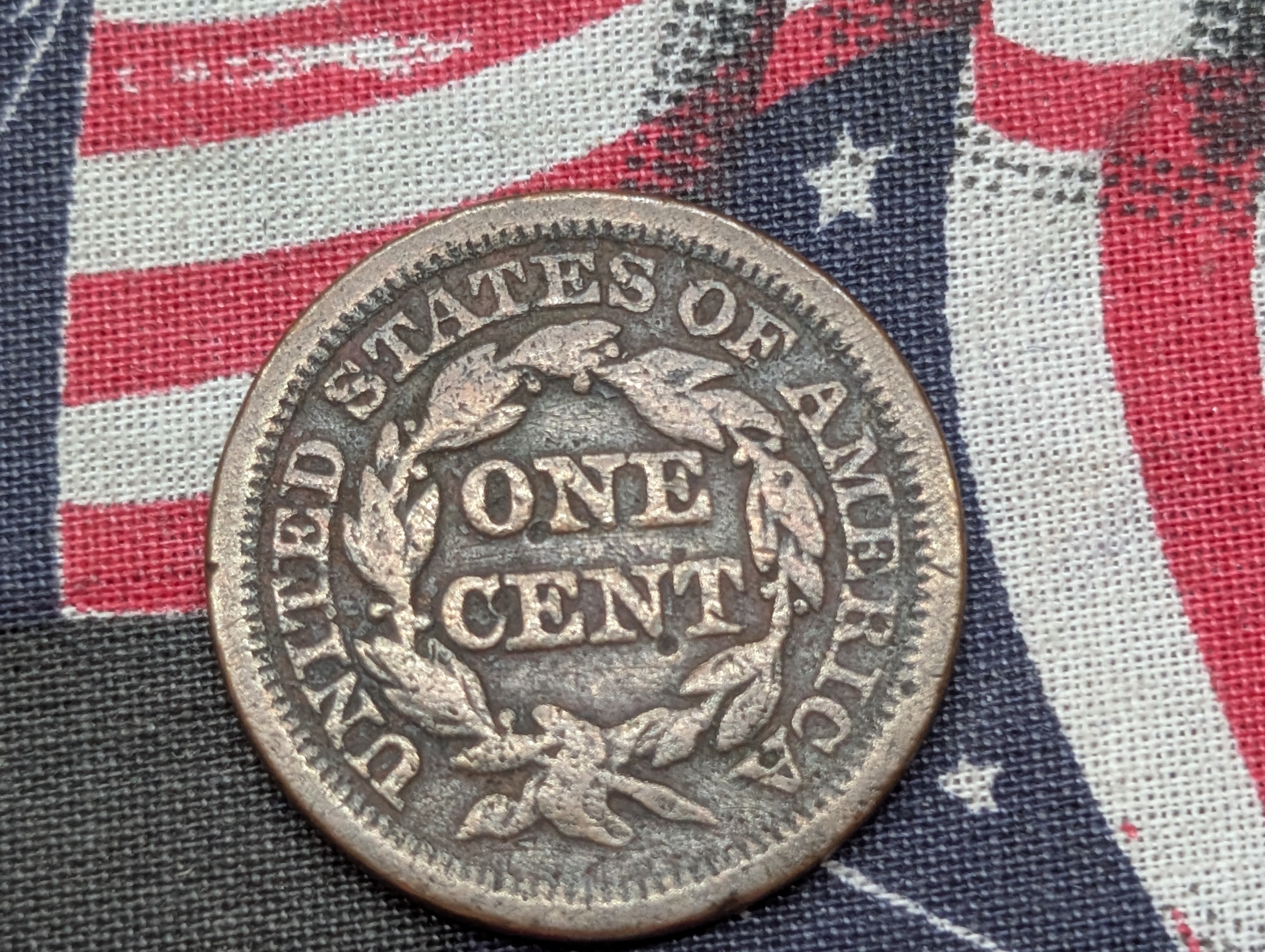 1848 Braided Hair Large Cent - Good Condition