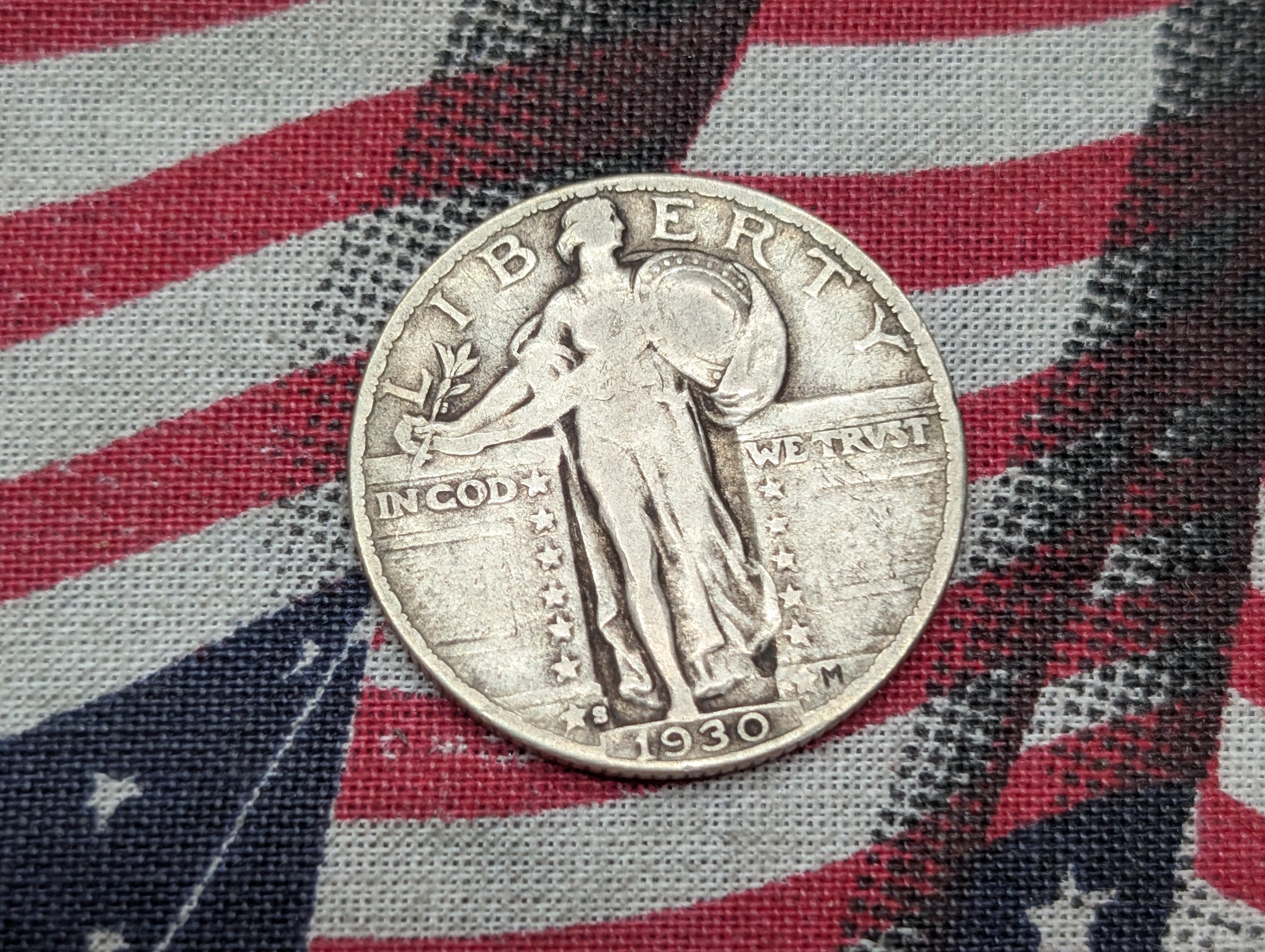1930-S Standing Liberty 90% Silver Quarter
