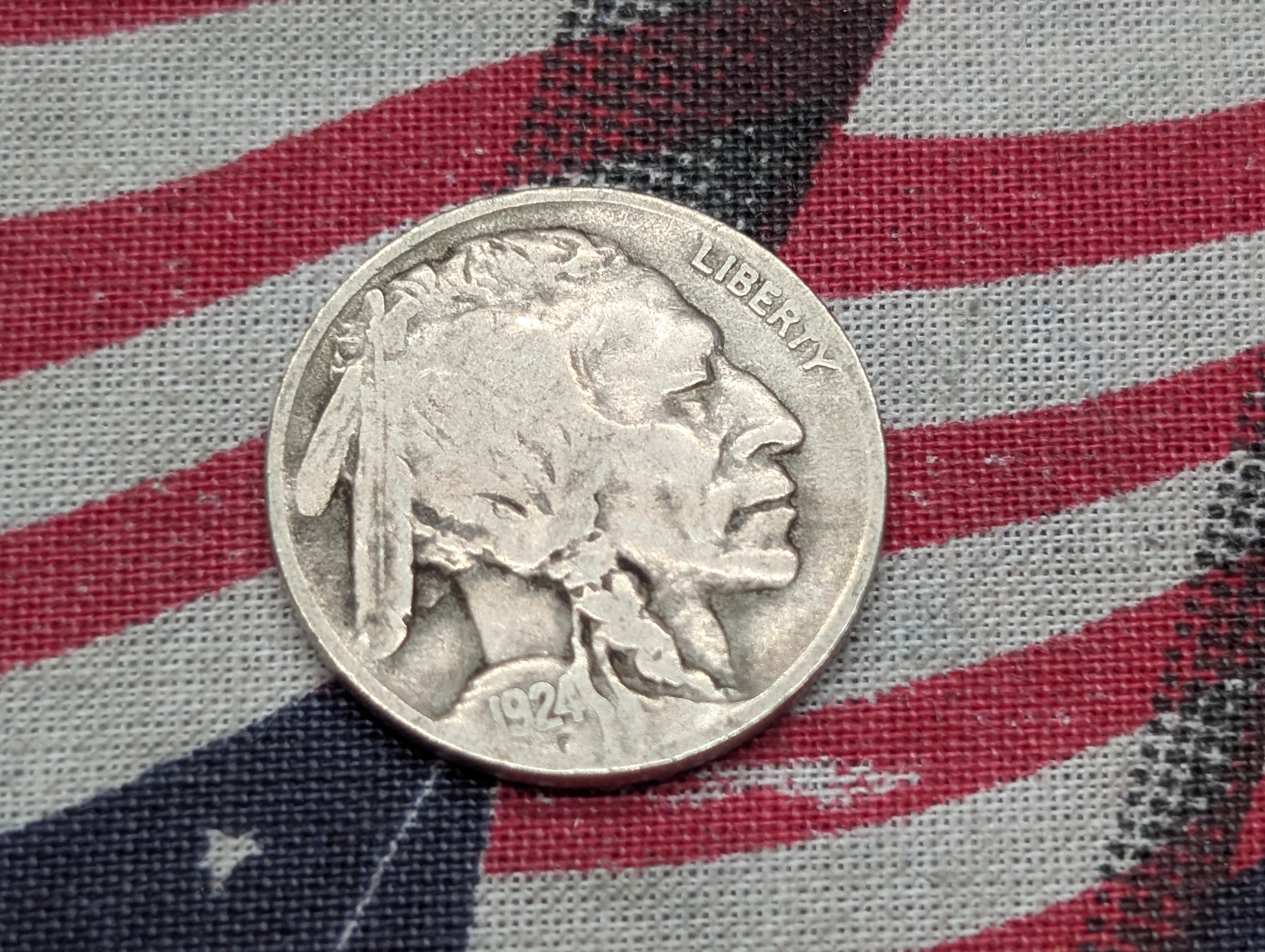 1924-D Indian Head Buffalo Nickel