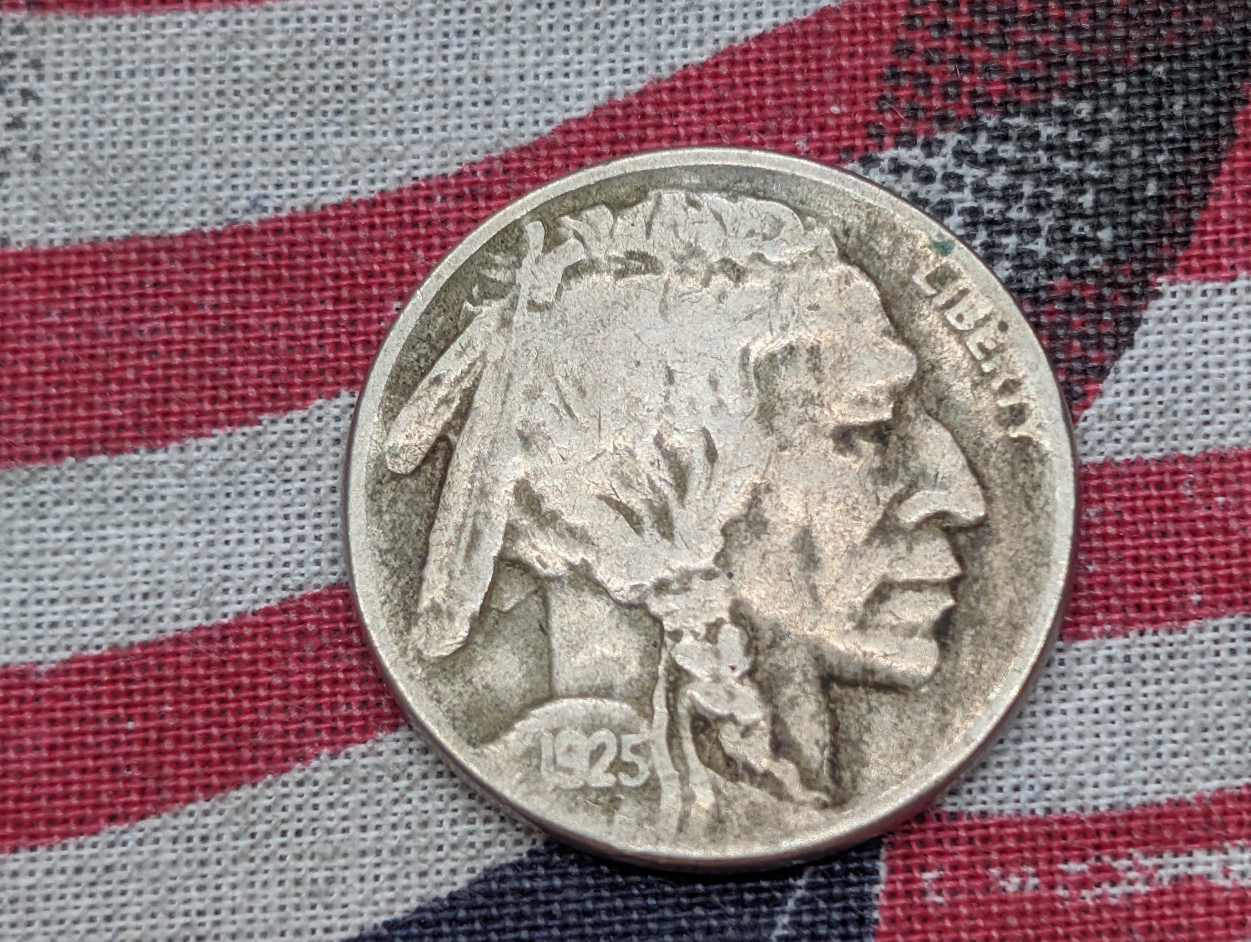 1925-D Indian Head Buffalo Nickel