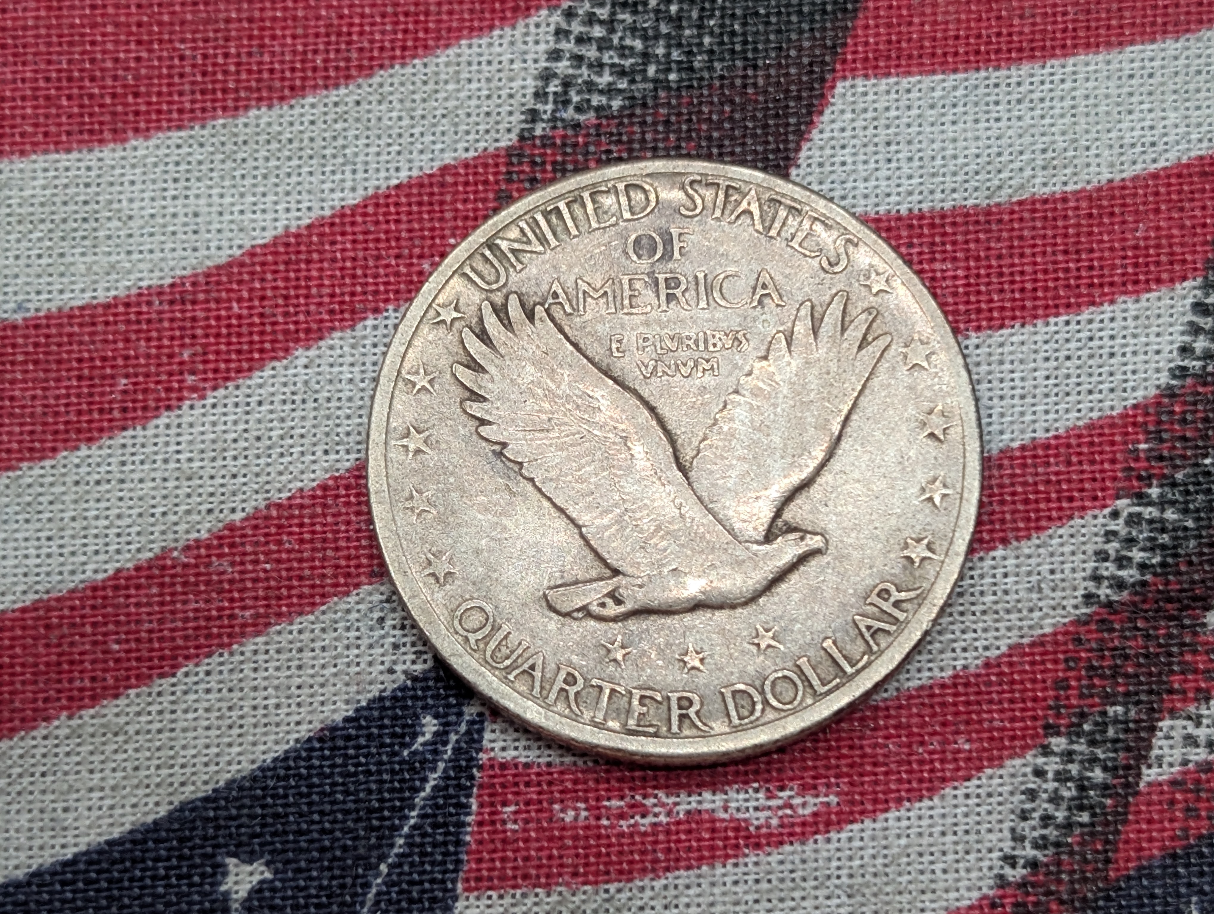1929-D Standing Liberty 90% Silver Quarter