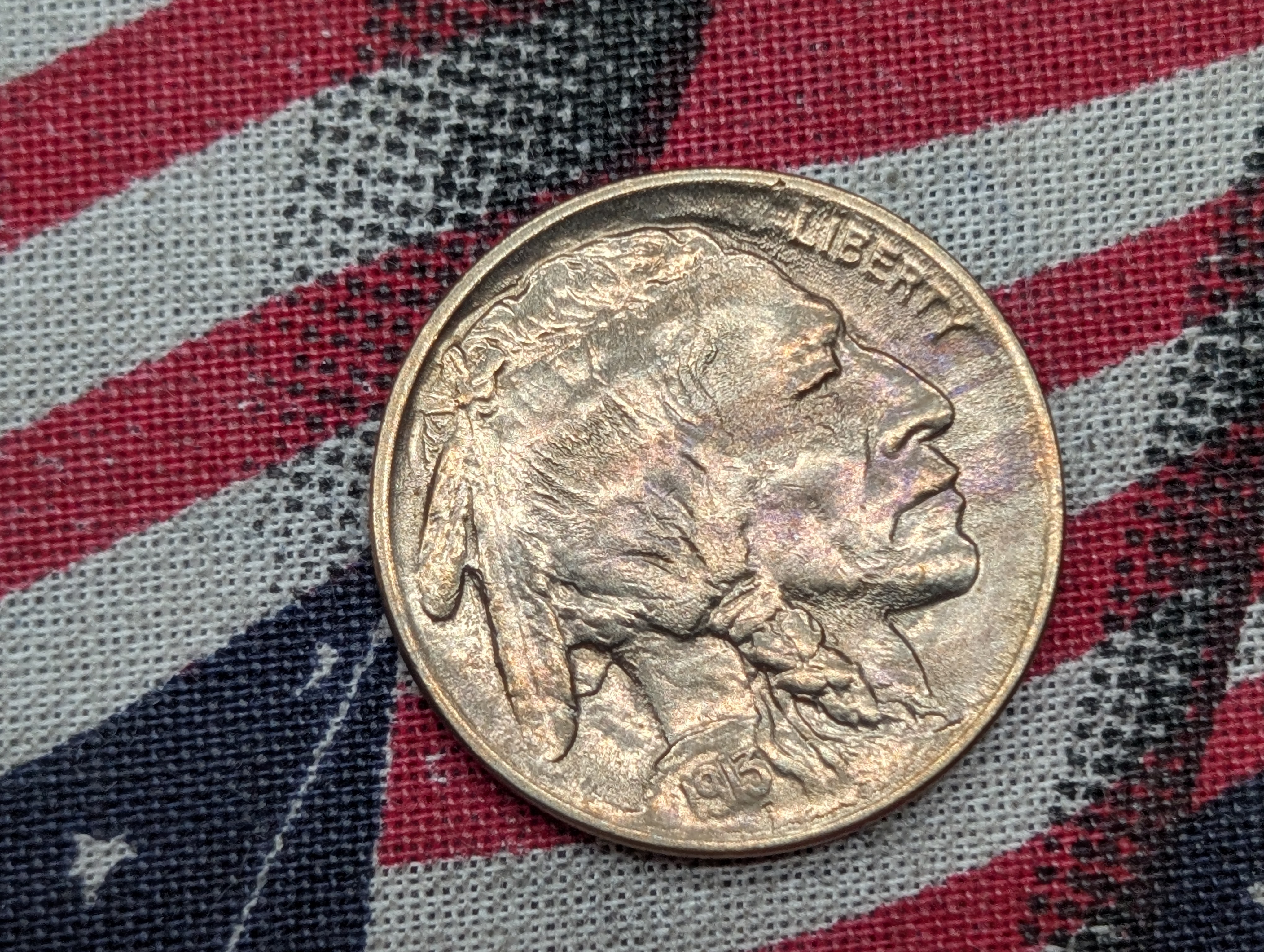 1913 T-1 Indian Head Buffalo Nickel