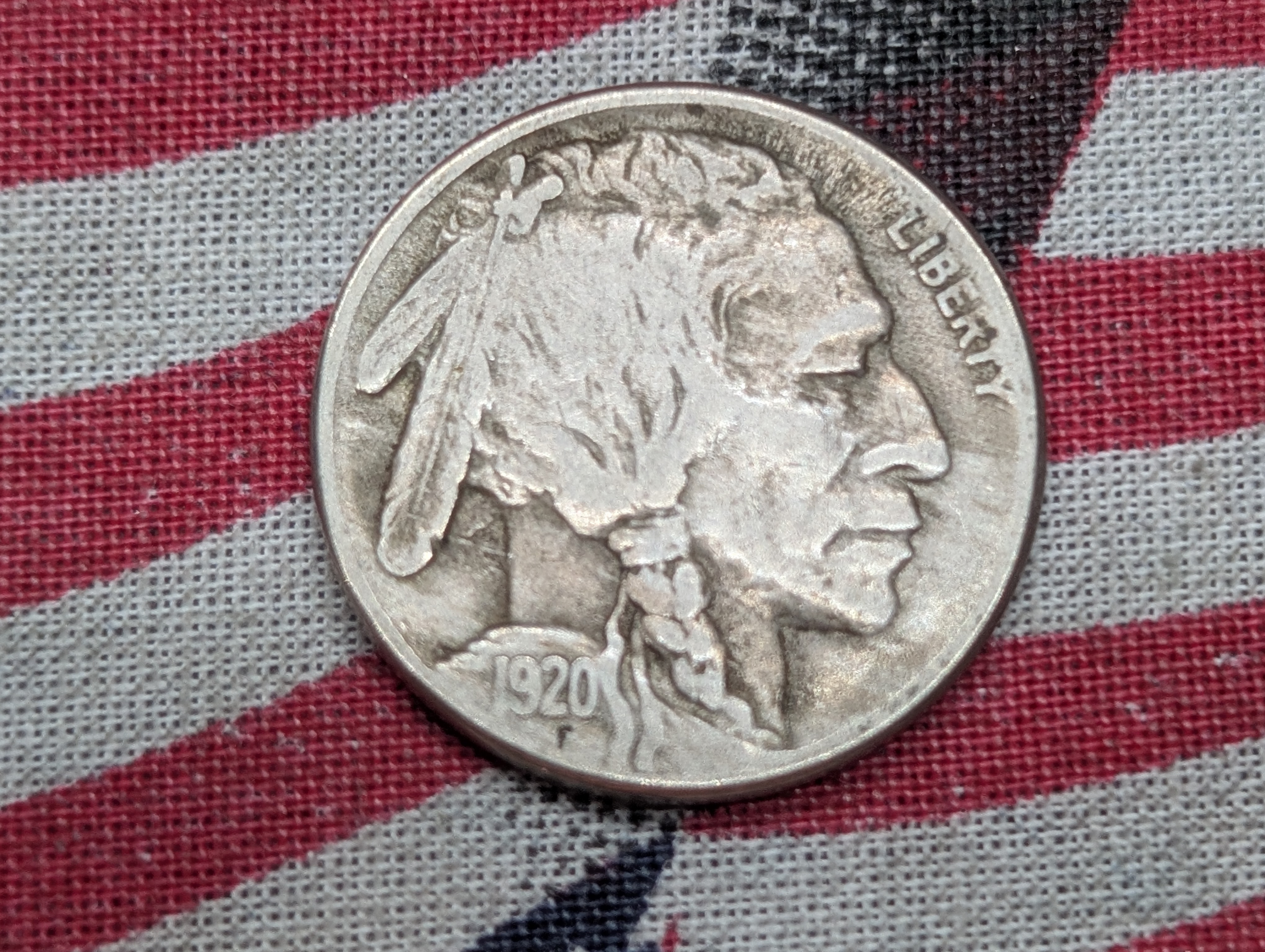 1920-S Indian Head Buffalo Nickel - Good Condition