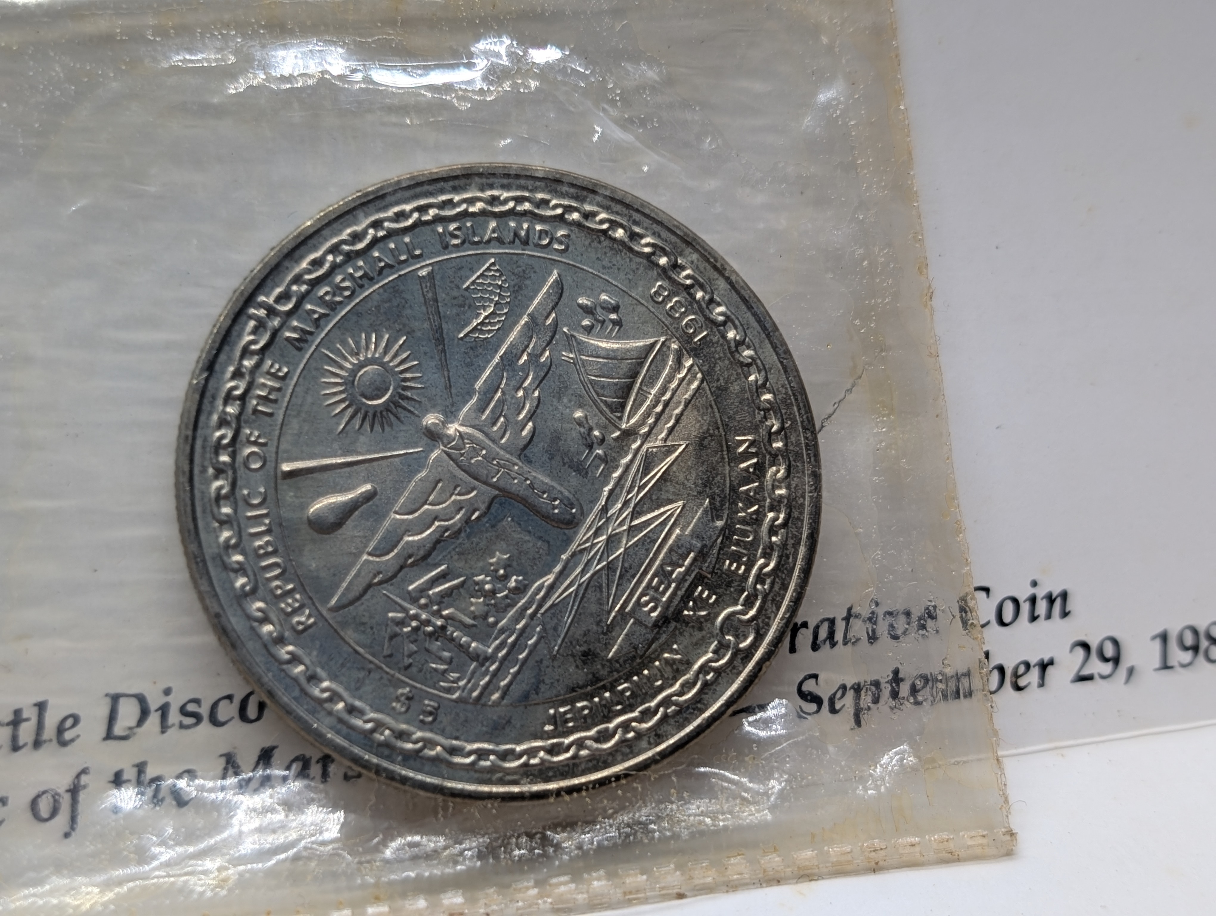 (3) $5 Commemorative Coins - Marshal Island Coins