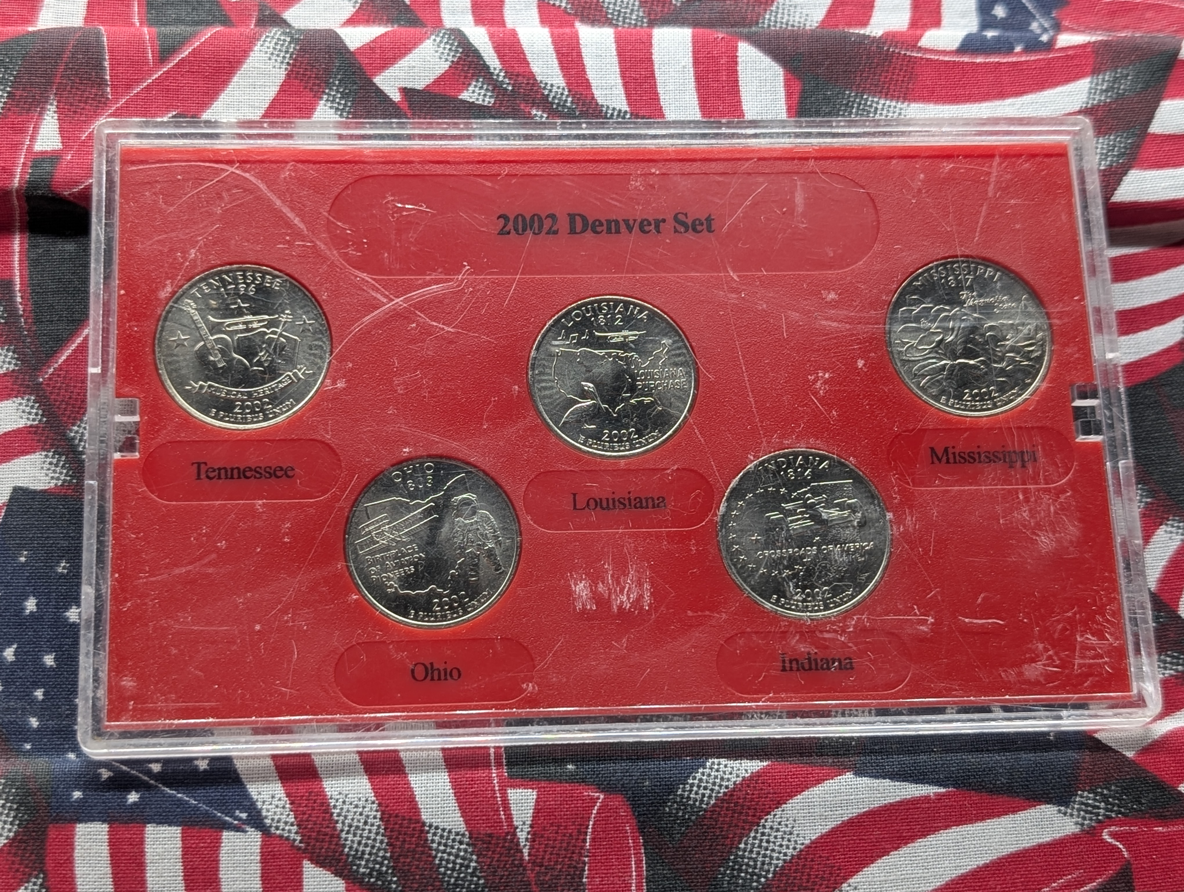 2002 Denver Quarter Set, 1999-S State Quarter Set, Free For You History of the U.S. Presidents 7 Medal Set