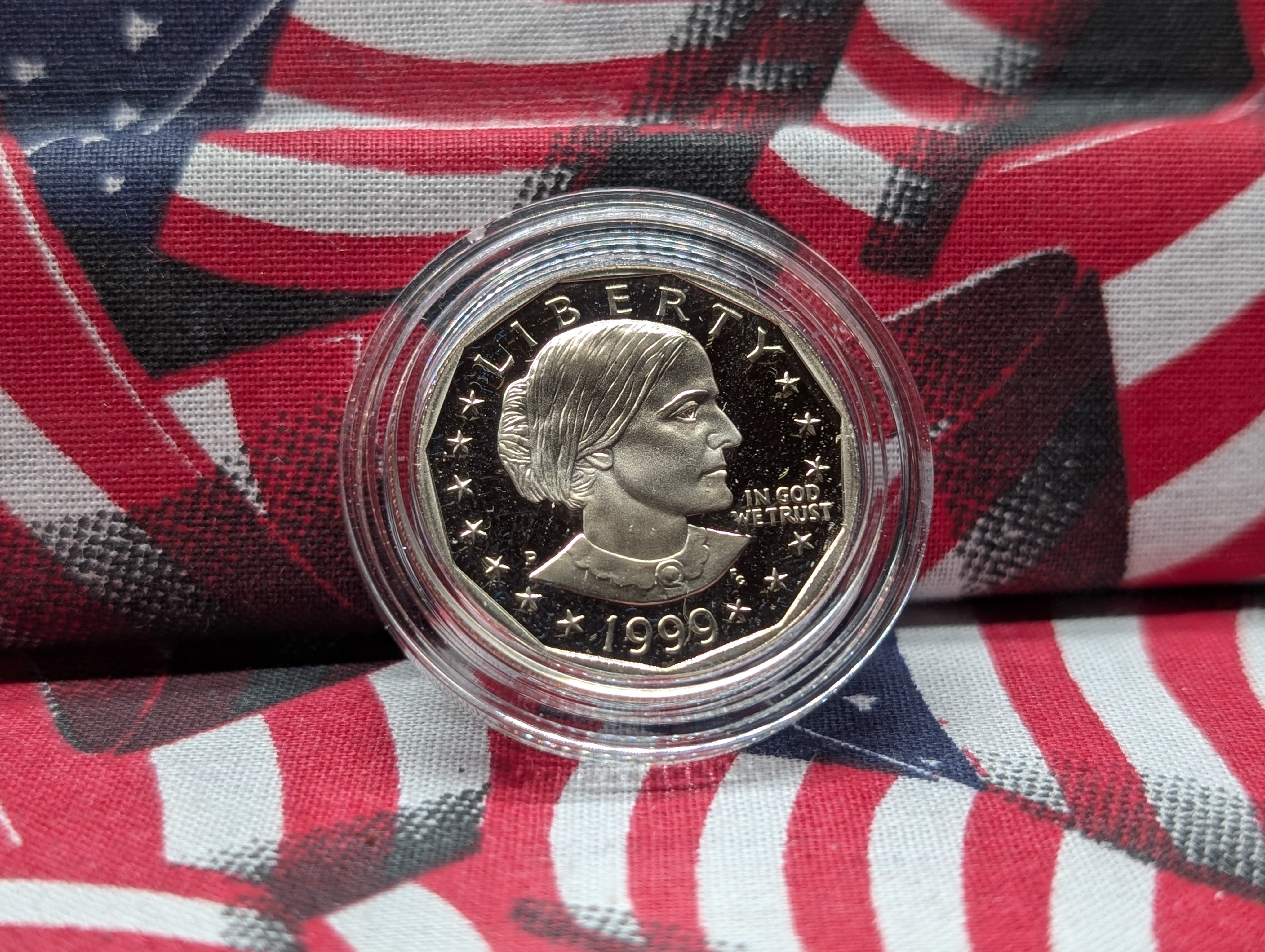 1999-P Susan B. Anthony Proof Dollar, OGP & COA