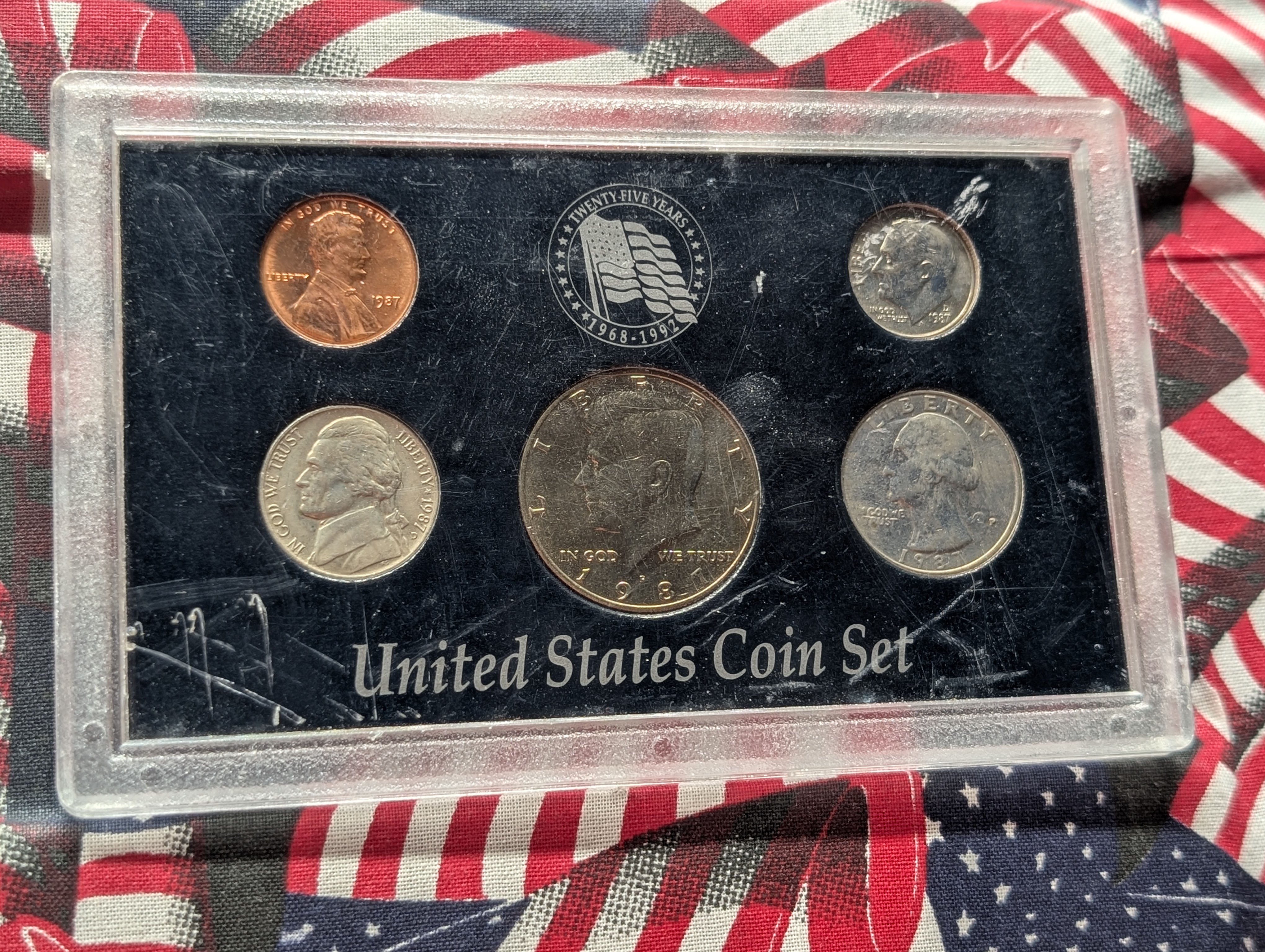 Martin Van Buren Presidential Proof Coin/Medal Set Limited Edition & 1987 United States Coin Set