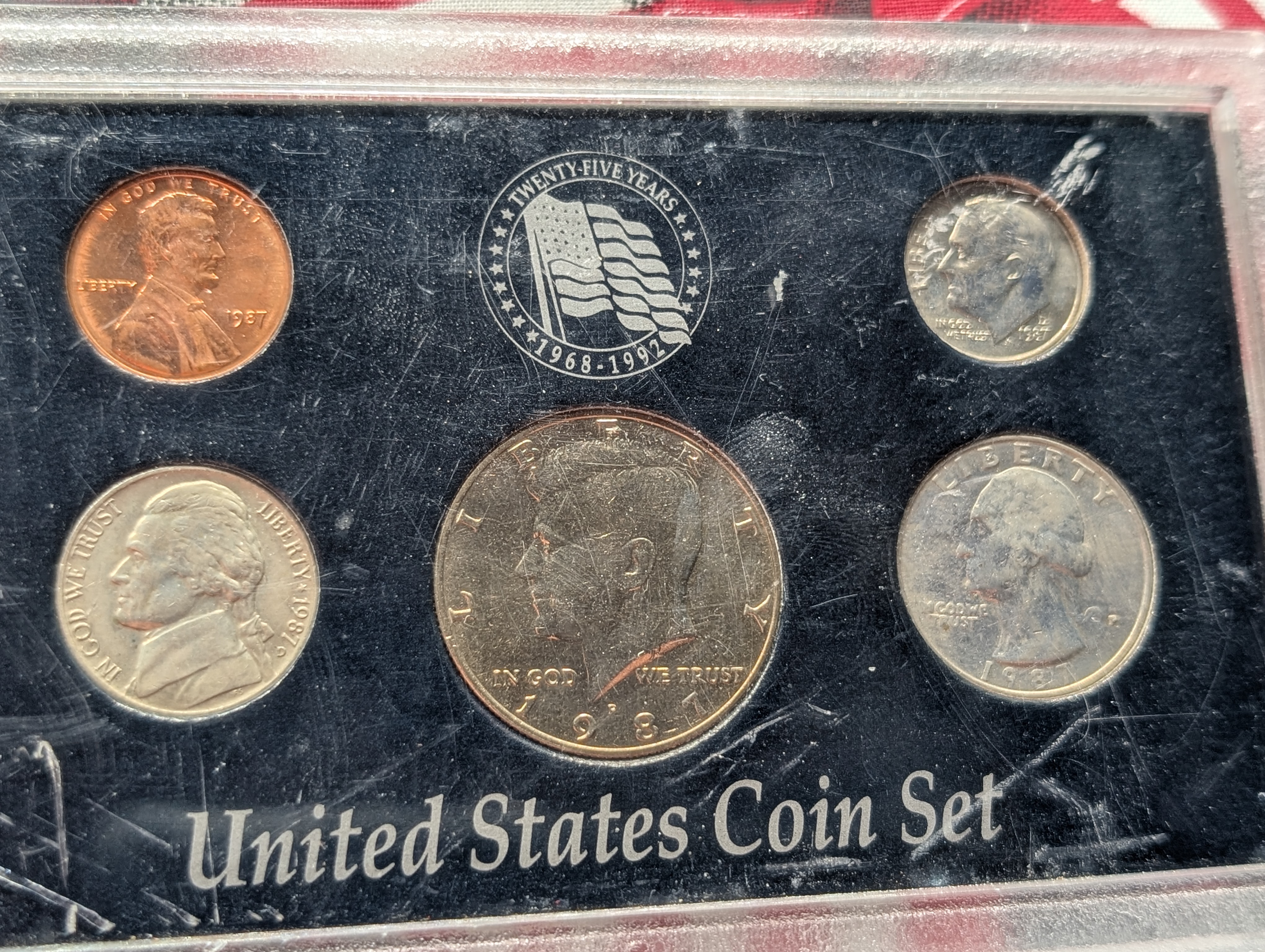 Martin Van Buren Presidential Proof Coin/Medal Set Limited Edition & 1987 United States Coin Set