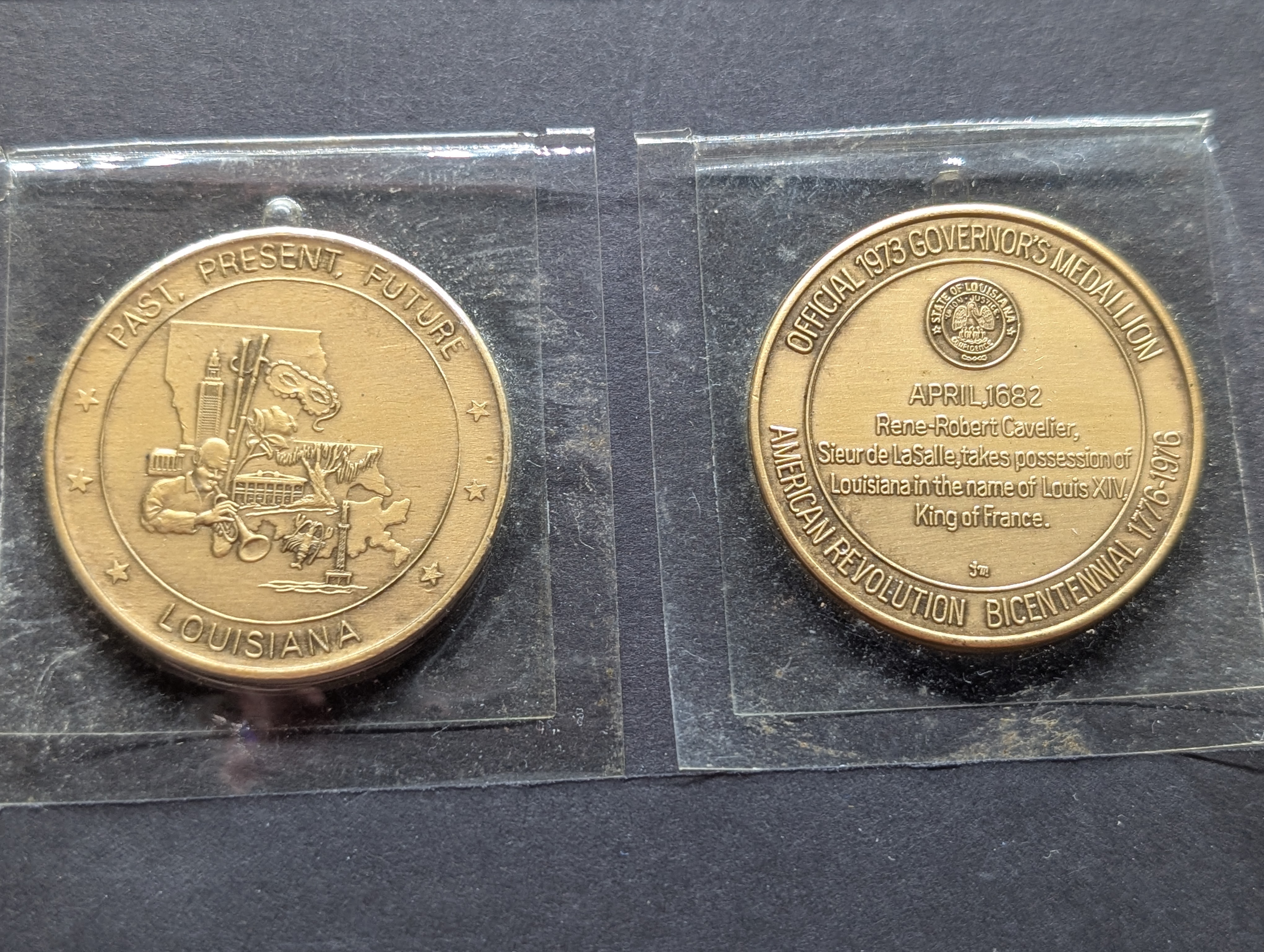 (14) Assorted Tokens & Medals Various Sizes