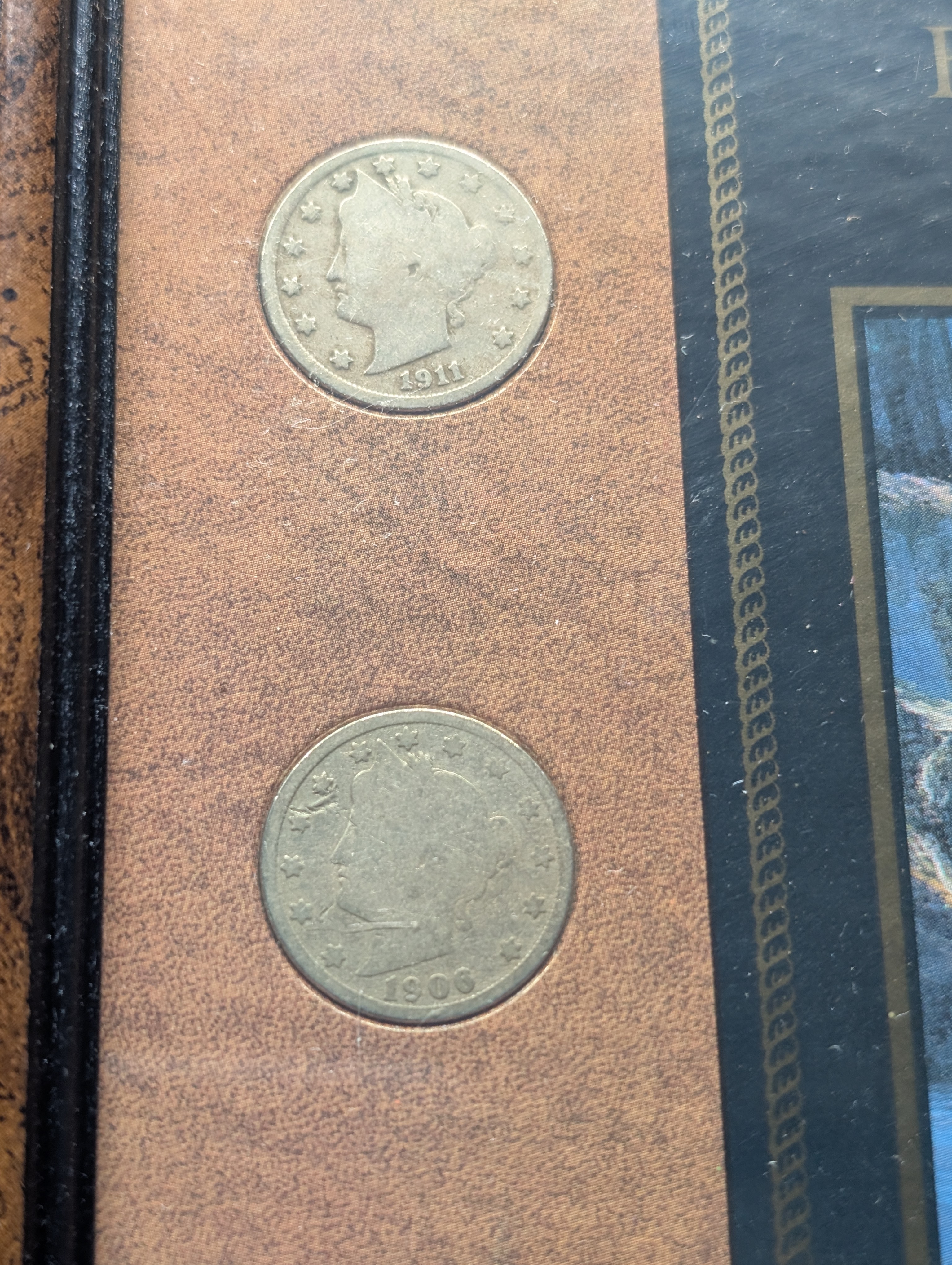 Framed - The Spirit of the Forty Niners Liberty Head V Nickels, 9 Coin Display with COA