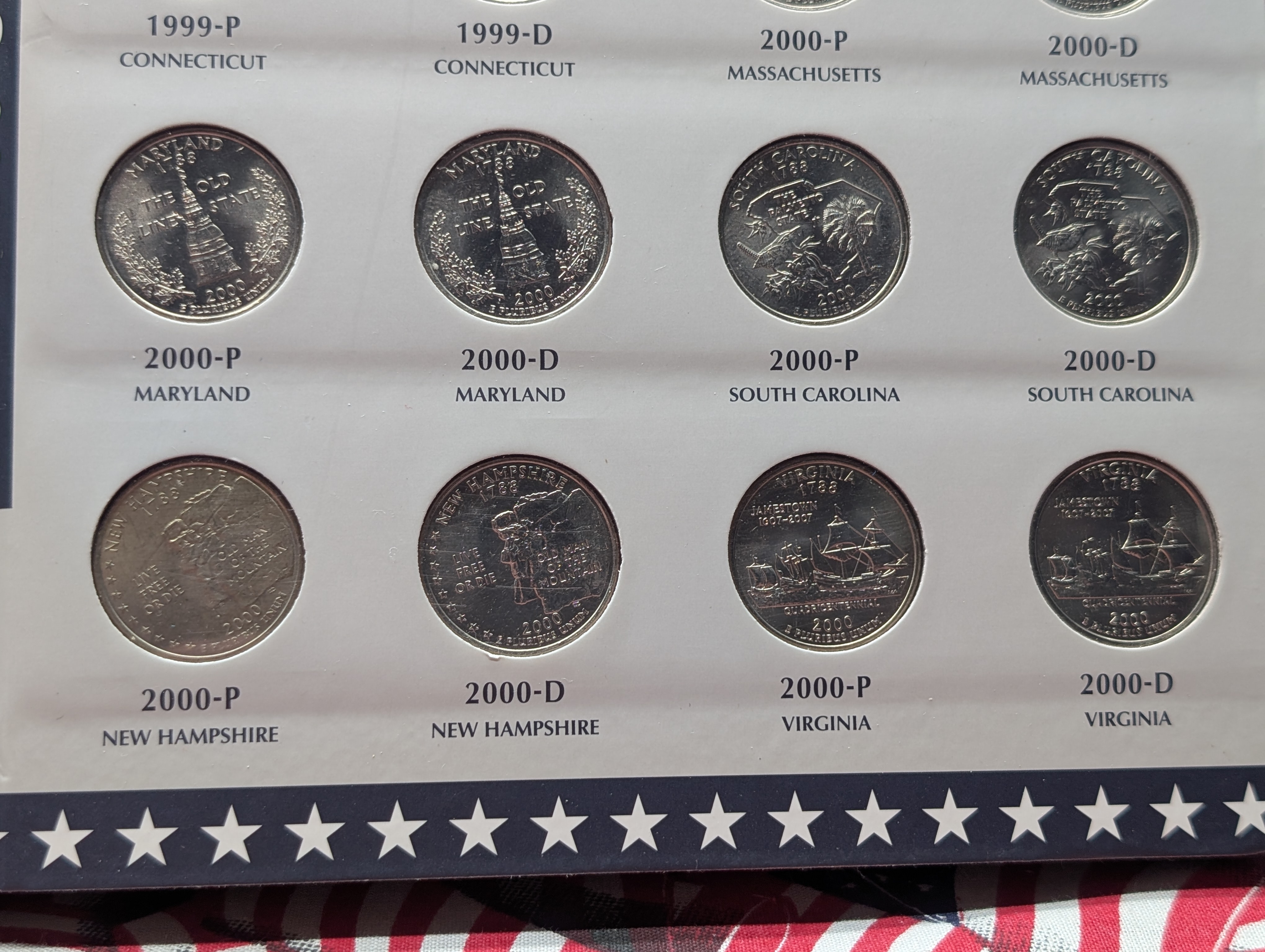 1999 - 2009 State/Territory Coin Book (Missing 2009 Qtrs) - 100 Coins