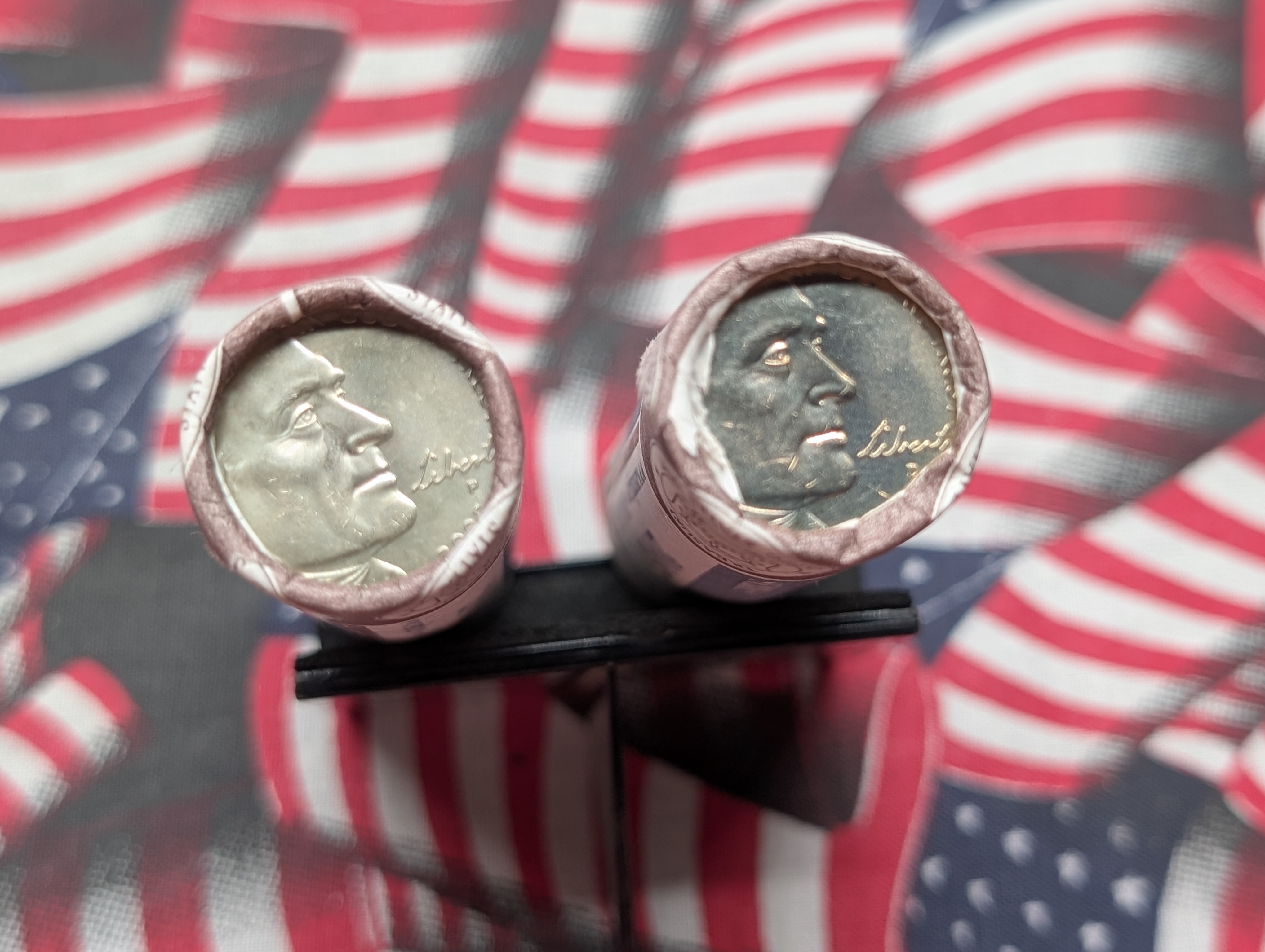 2005-P&D $2 Westward Journey Bison Nickel Rolls - 2 Rolls