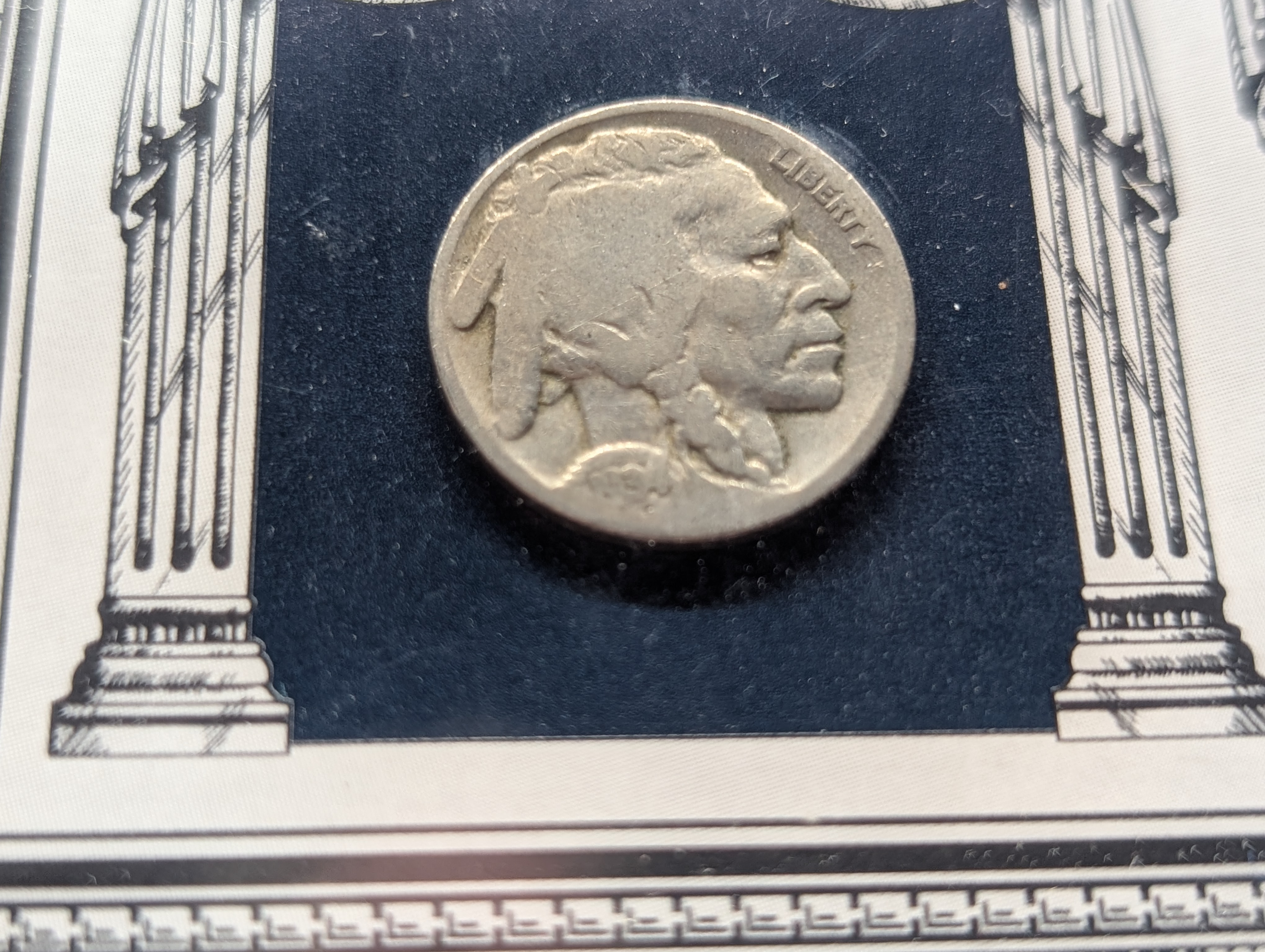 U.S. Legal Tender Collection - 1934 Buffalo Nickel, 1972 Eisenhower Dollar, 1944 Mercury Dime, Framed in U.S. Comm. Fine Art Gallery